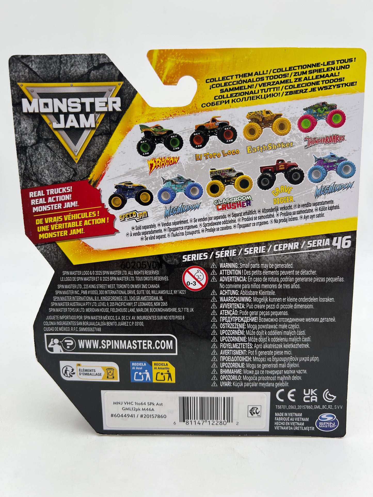 Monster Jam Series 46 Legacy Trucks Digatron JCB 127A