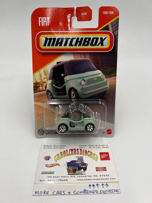 2025 Matchbox #100 2024 Fiat Topolino Green 214D