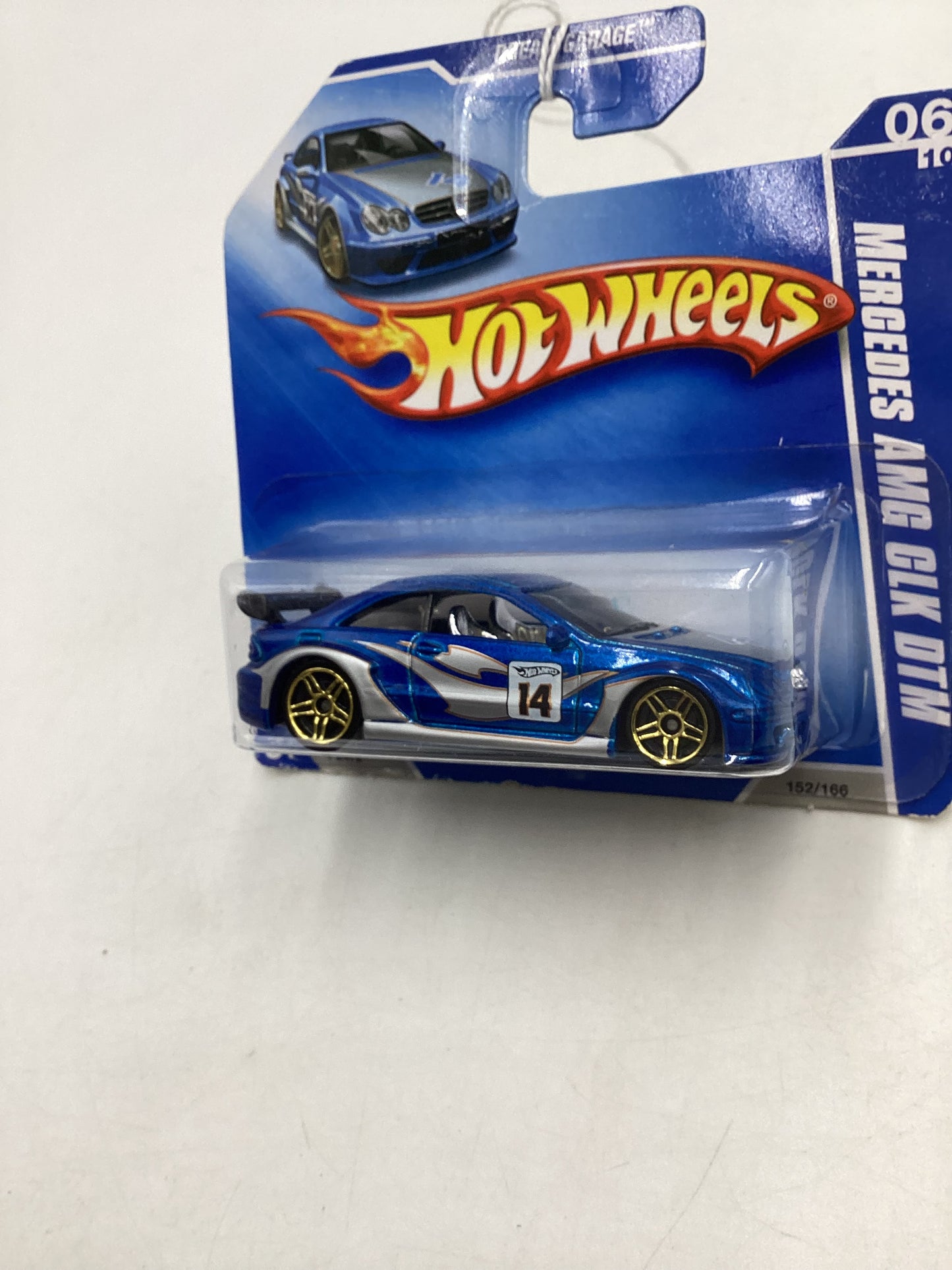 2009 Hot Wheels #152 Mercedes AMG CLK DTM Blue