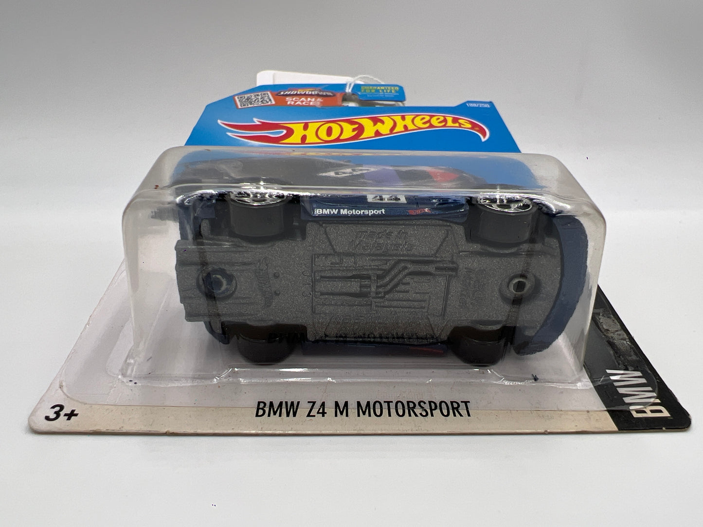 2016 Hot Wheels #188 BMW Z4 M Motorsport Dark Blue
