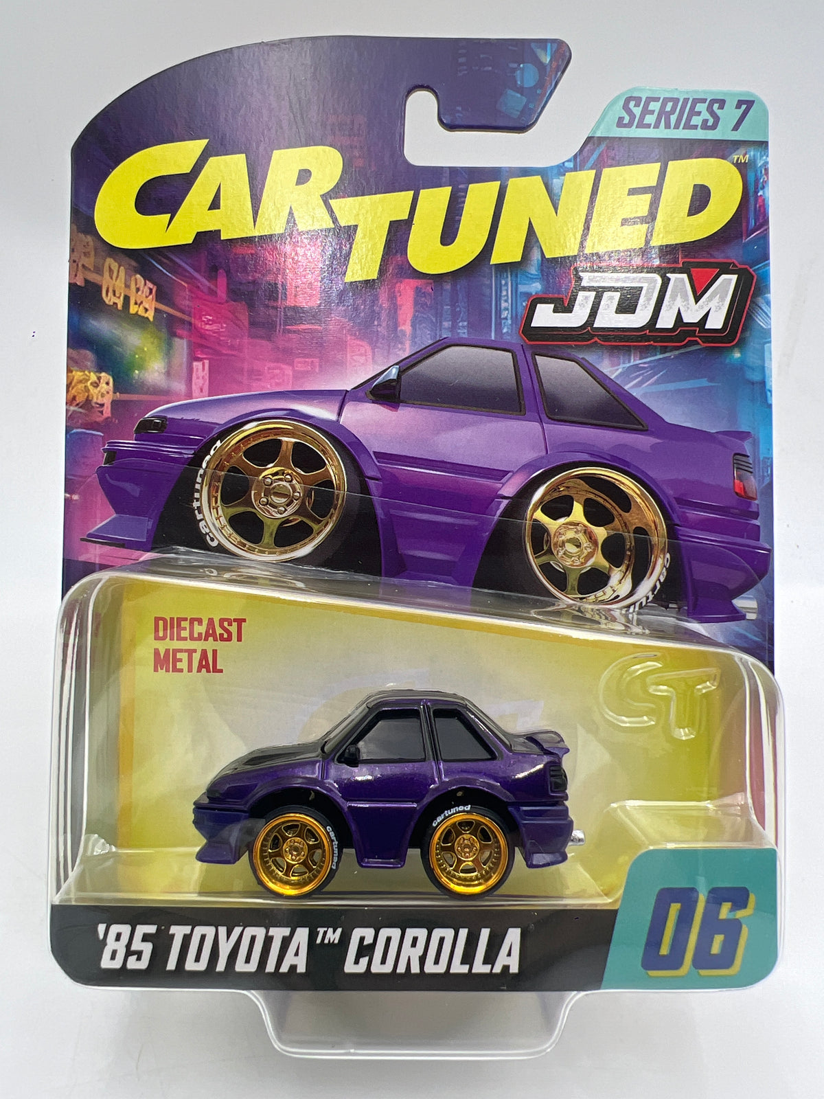 MGA Car Tuned JDM Series 7 #6 85 Toyota Corolla Purple