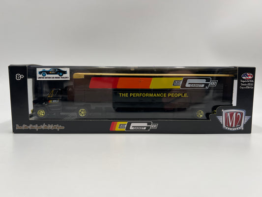 M2 Machines Auto Haulers Mr Gasket CHASE 1970 Chevrolet C60 Truck & 1969 Chevrolet Camaro Z/28 RS R30