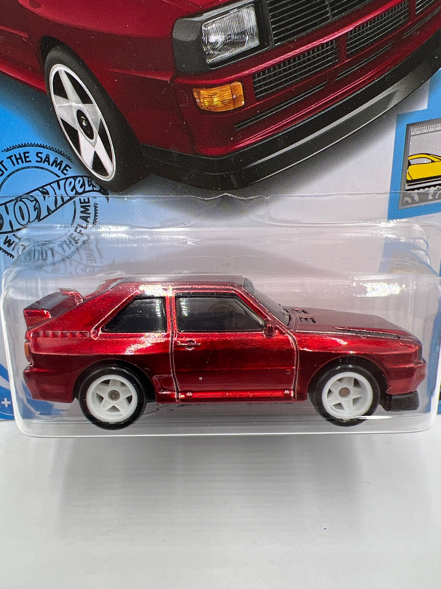 2020 Hot Wheels Super Treasure Hunt #145 84 Audi Sport Quattro Red W/Protector
