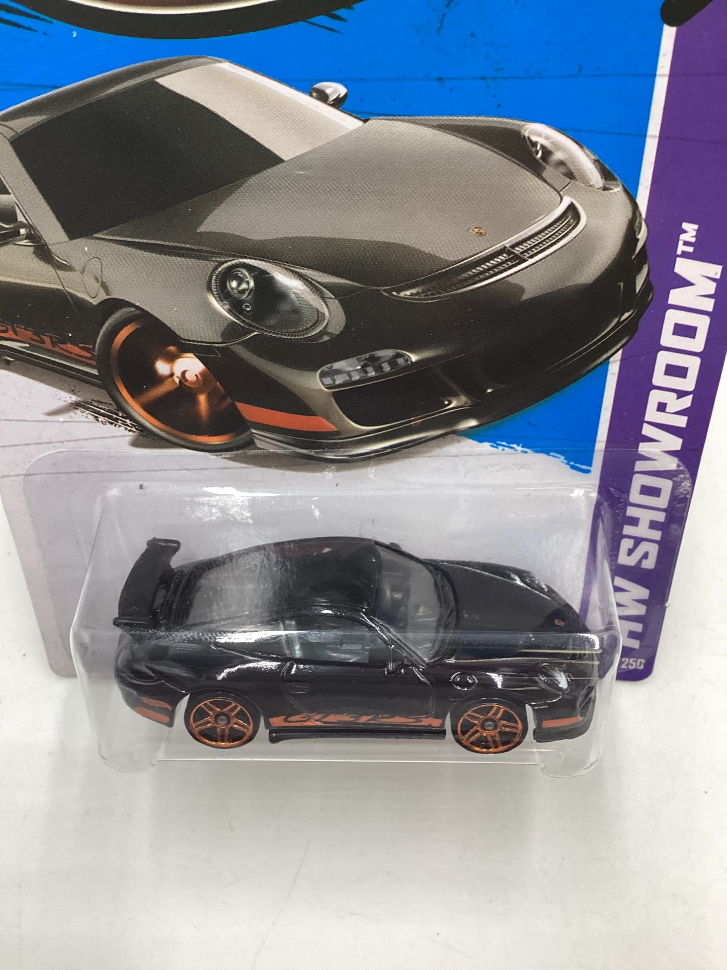 2013 Hot Wheels #157 Porsche 911 GT3 RS Black 99B