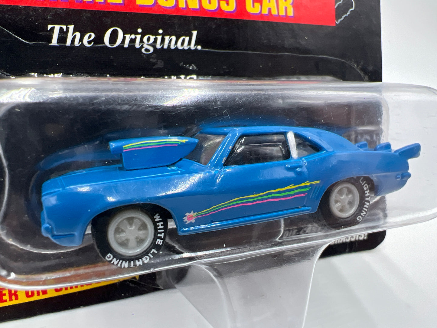 Johnny Lightning White Lightning Chase Hot Rods #287 1969 Pro Street Camaro Blue