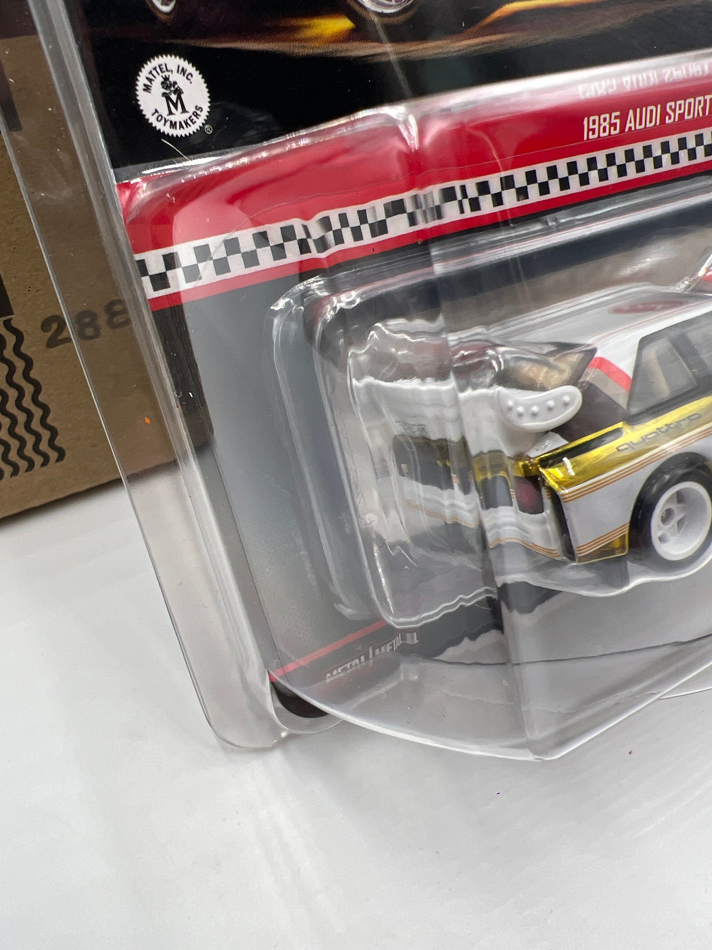 2025 Hot Wheels RLC 1985 Audi Sport Quattro S1 White/Gold W/Protector and Box
