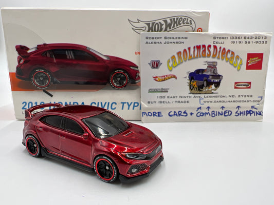 Hot Wheels iD Factory Fresh Series 2 #4 2018 Honda Civic Type R Red Opened