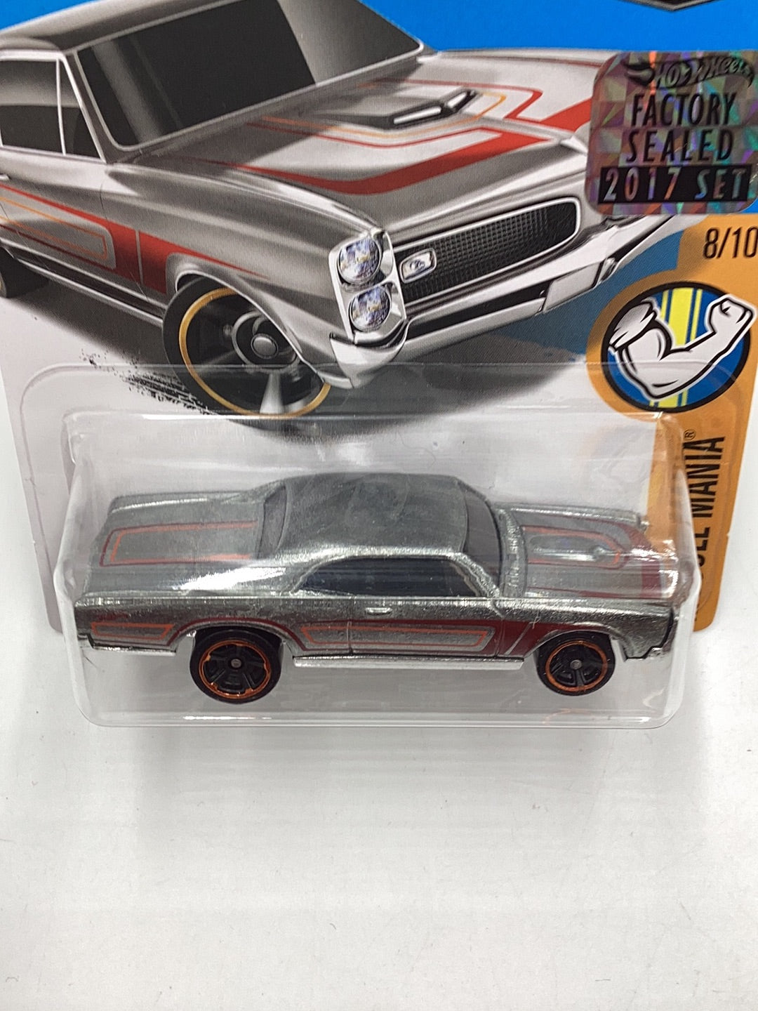 2017 Hot Wheels Zamac #3 67 Pontiac GTO factory sealed sticker 145F