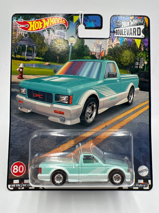 Hot Wheels Premium Boulevard #80 91 GMC Syclone Light Blue 260B