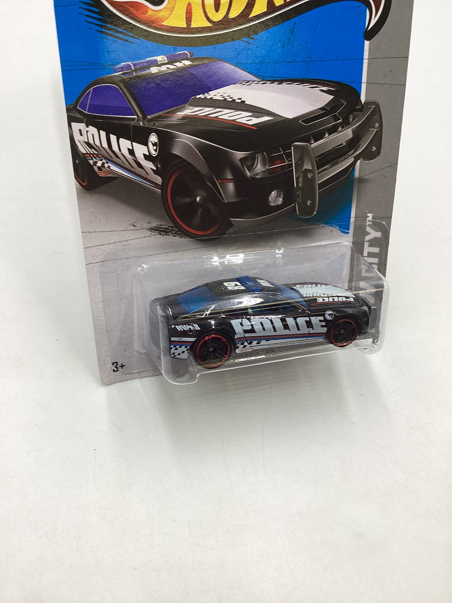 2013 Hot Wheels #17 Treasure Hunt 10 Camaro SS Police Black 275H