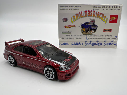 Hot Wheels 2022 Themed Honda Series Honda Civic Si Red Loose