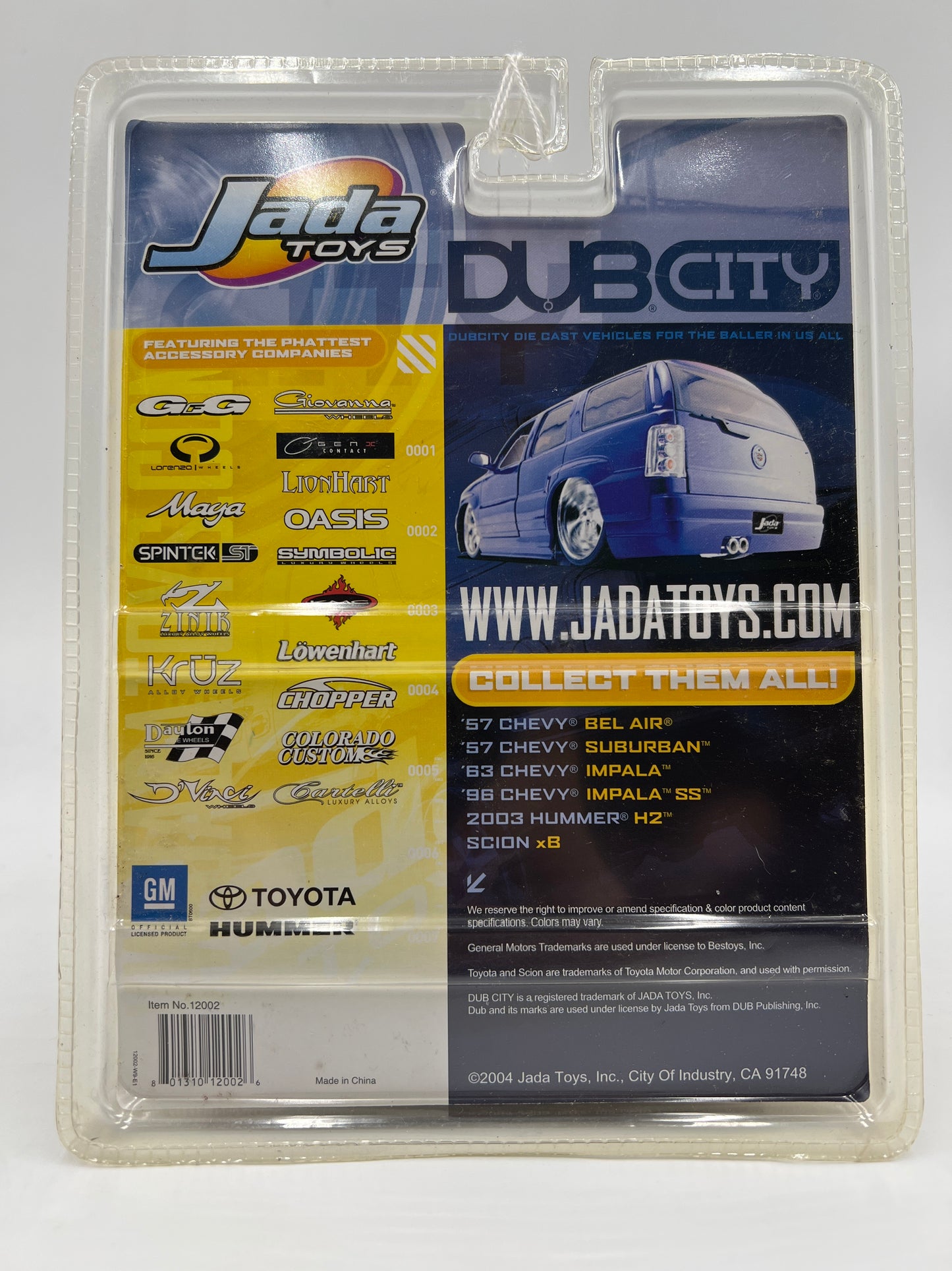 Jada Dub City #86 57 Chevy Bel Air Light Blue 184E