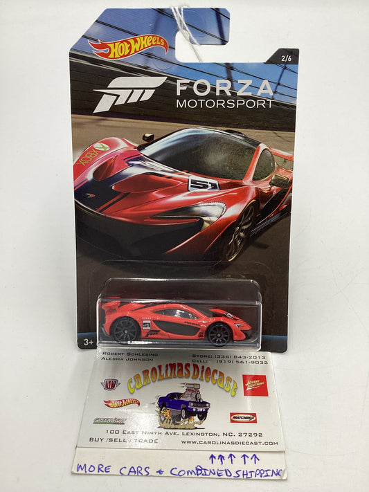 2017 Hot Wheels Forza Motorsport #2 McLaren P1 Red read description 154C