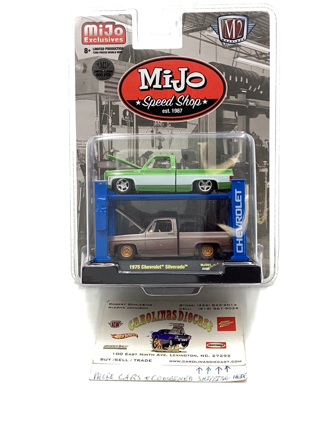 M2 Machines only 300 pieces chase MiJo exclusive MiJo Speed Shop 1975 Chevrolet Silverado MJS01