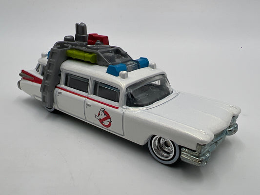 Hot Wheels 1/64 Premium Retro Entertainment Ghostbusters Ecto-1 White Loose