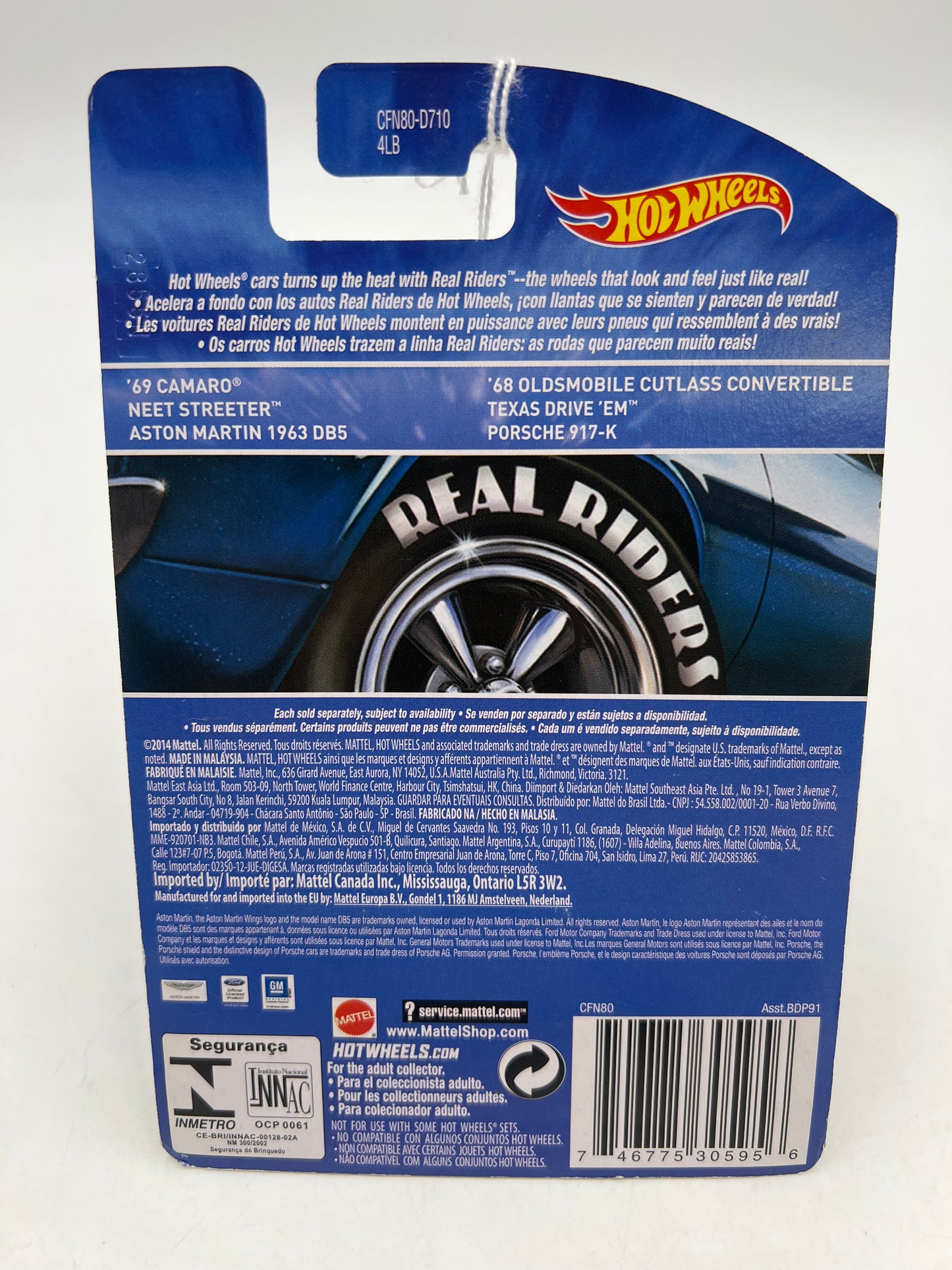 Hot Wheels Real Riders #15 Aston Martin 1963 DB5 255R