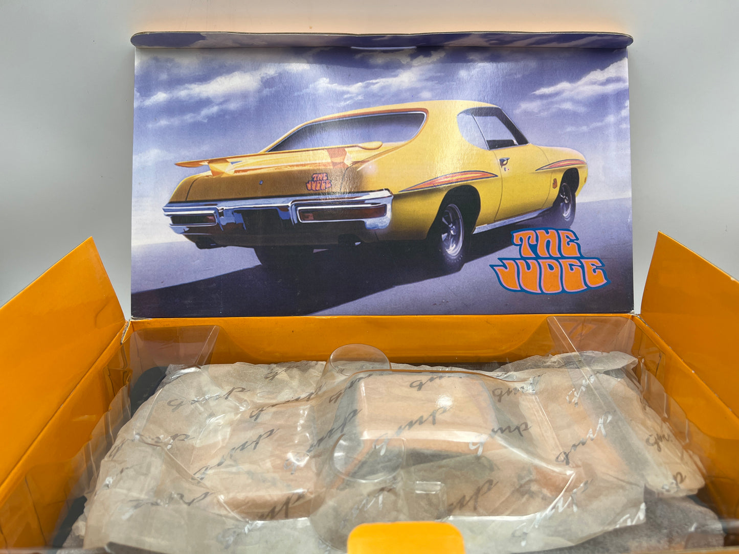 GMP 1/18 Scale 1/3000 1970 Pontiac GTO Judge Orange W/Box