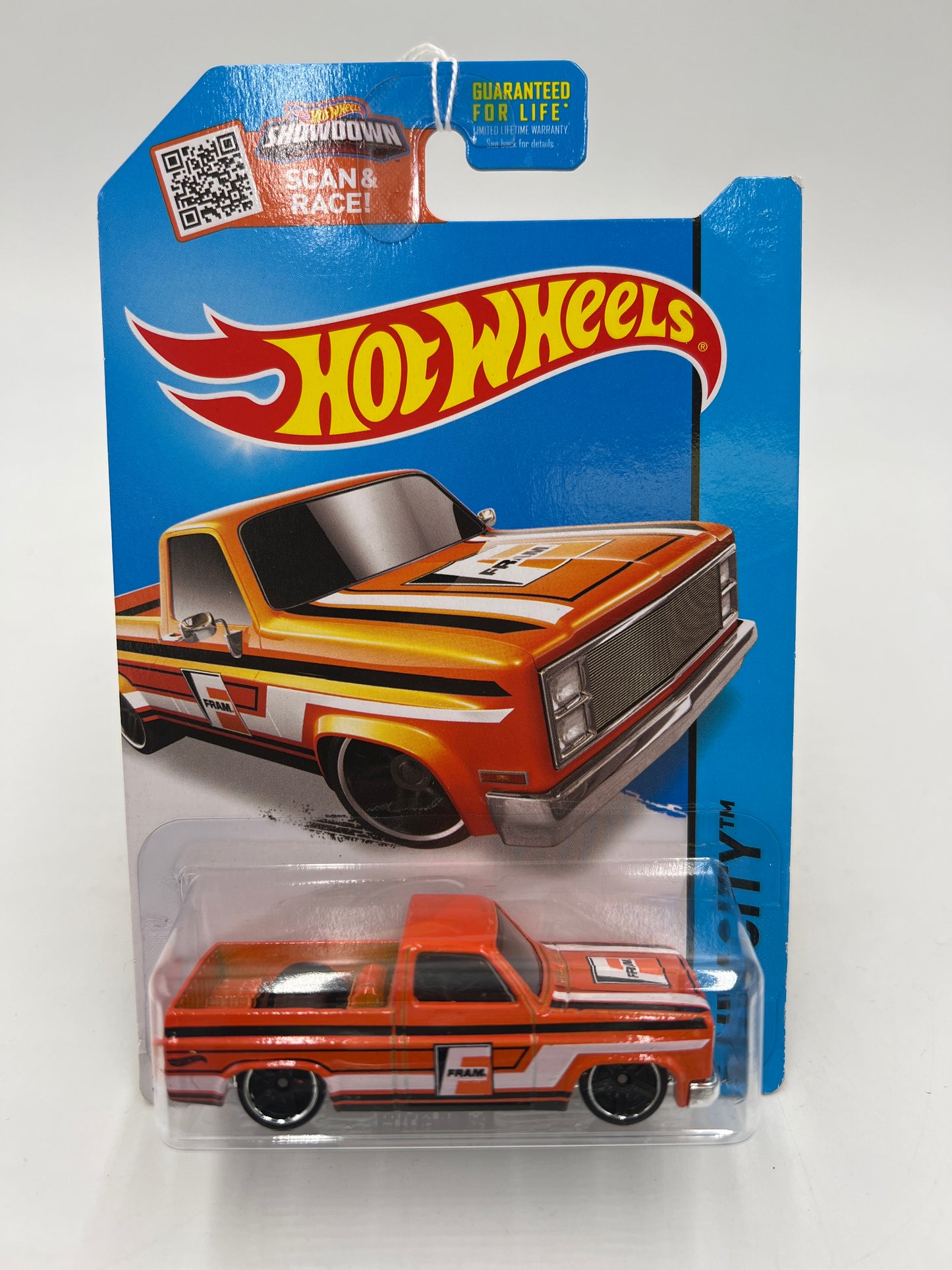 2015 Hot Wheels City #16 83 Chevy Silverado Orange
