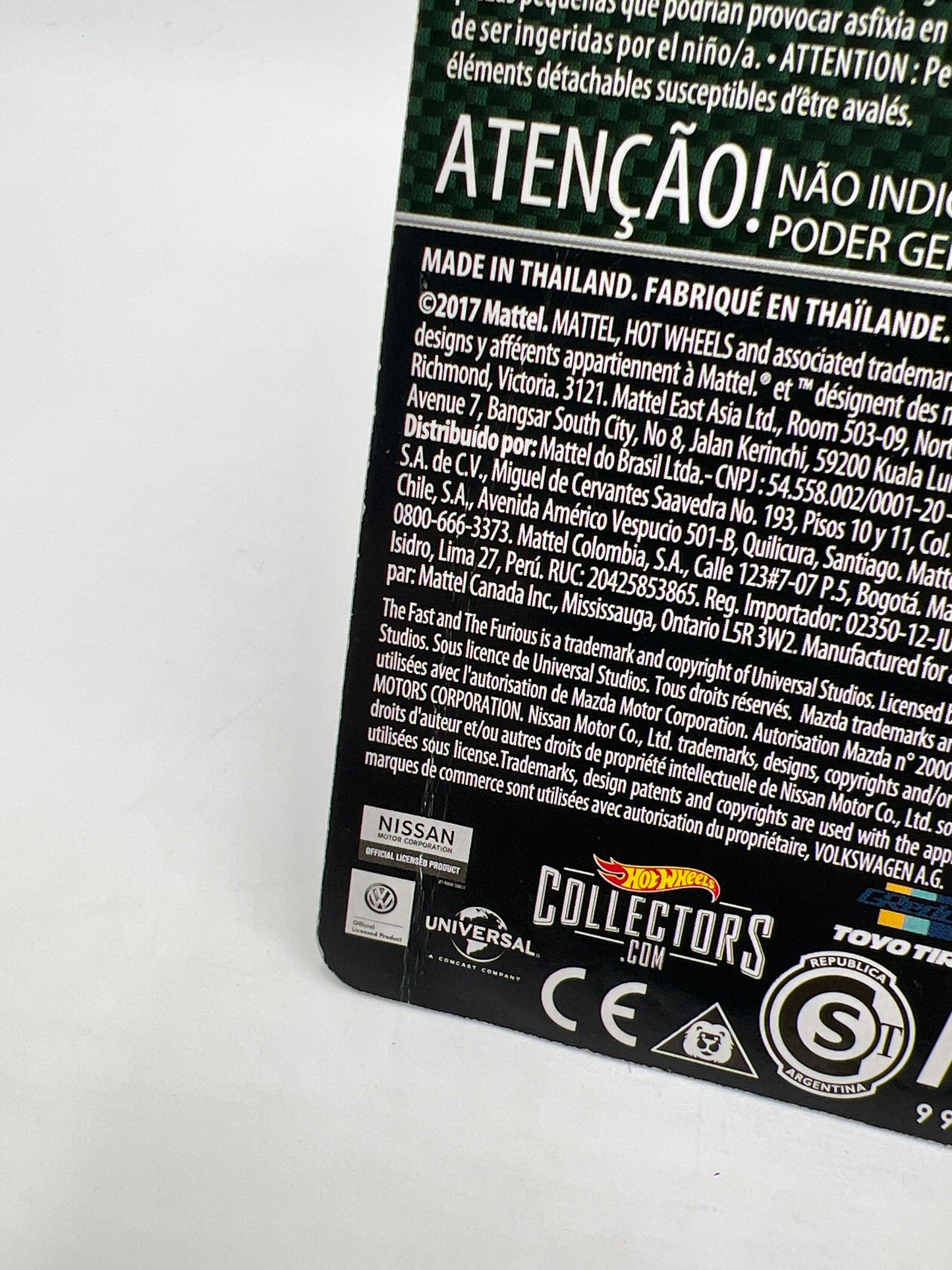 Hot Wheels Premium Fast & Furious Original Fast #1 Nissan 240SX S14 W/Protector