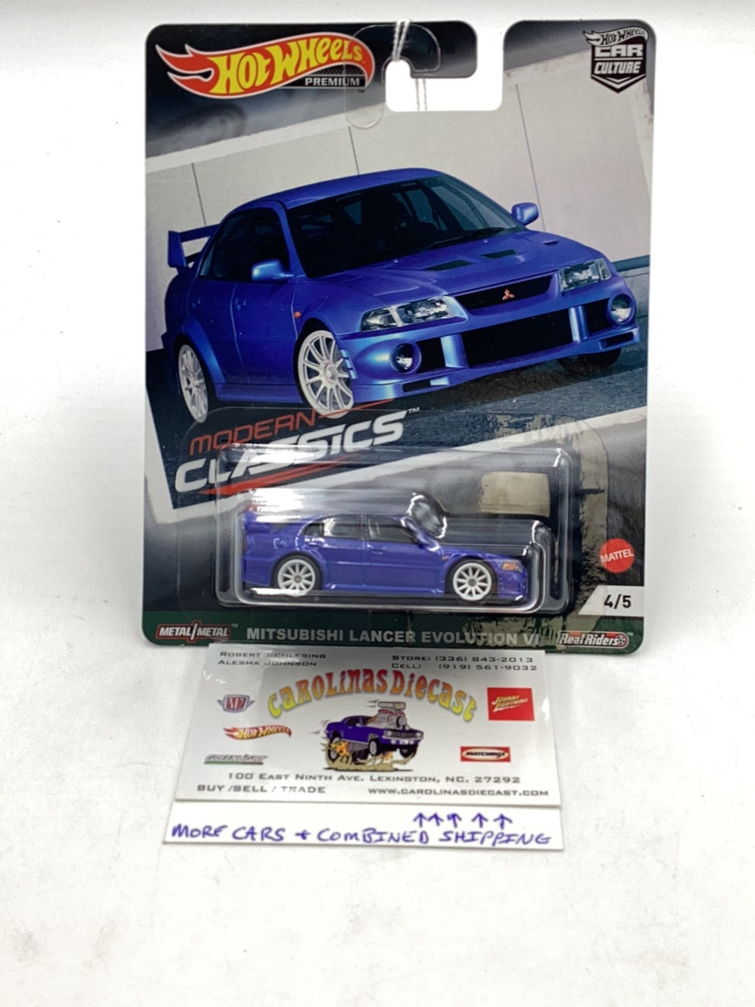 Hot wheels modern classics 4/5 Mitsubishi Lancer Evolution VI