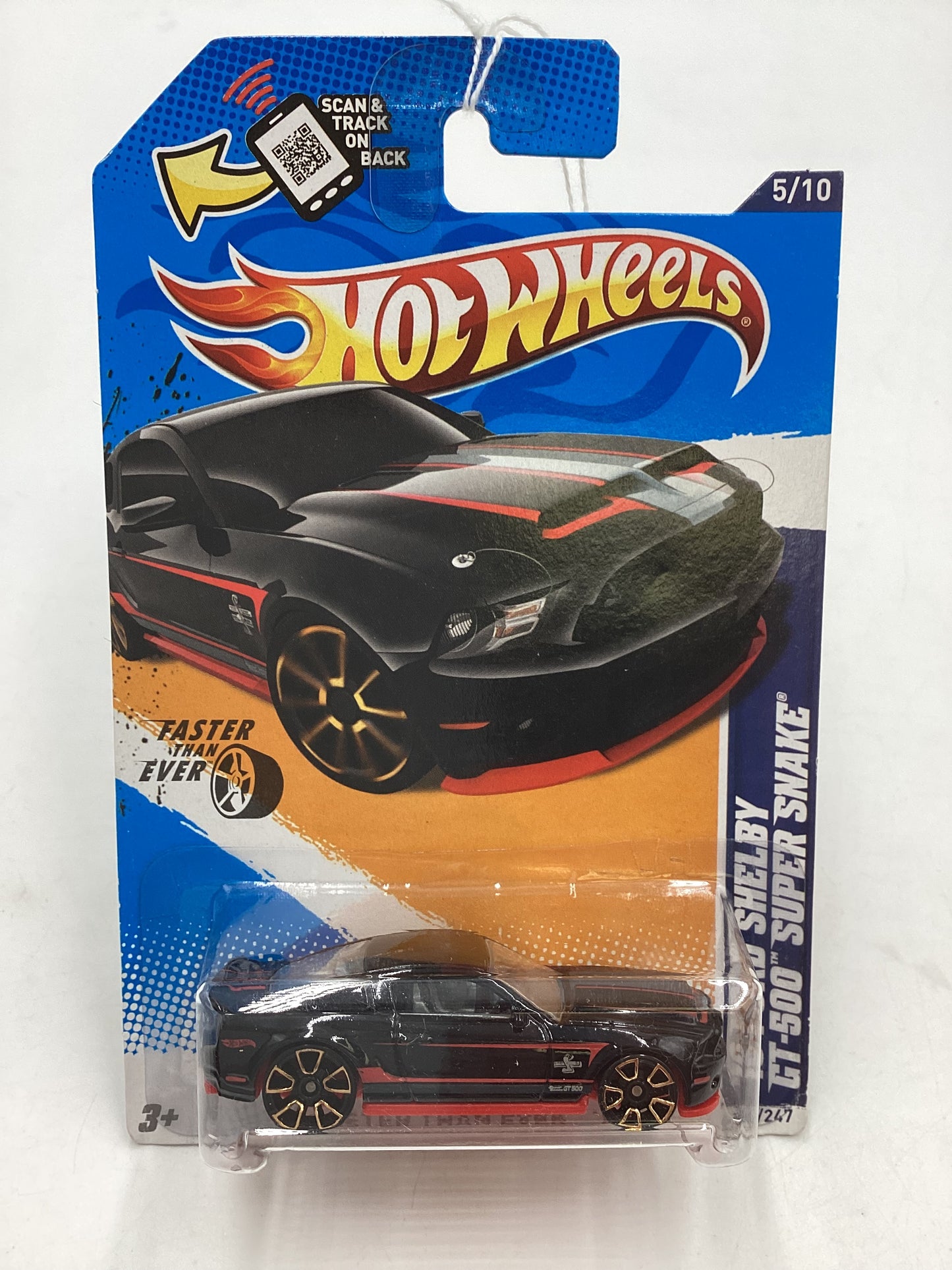 2012 Hot Wheels #95 FTE 10 Ford Shelby GT-500 Super Snake 35F