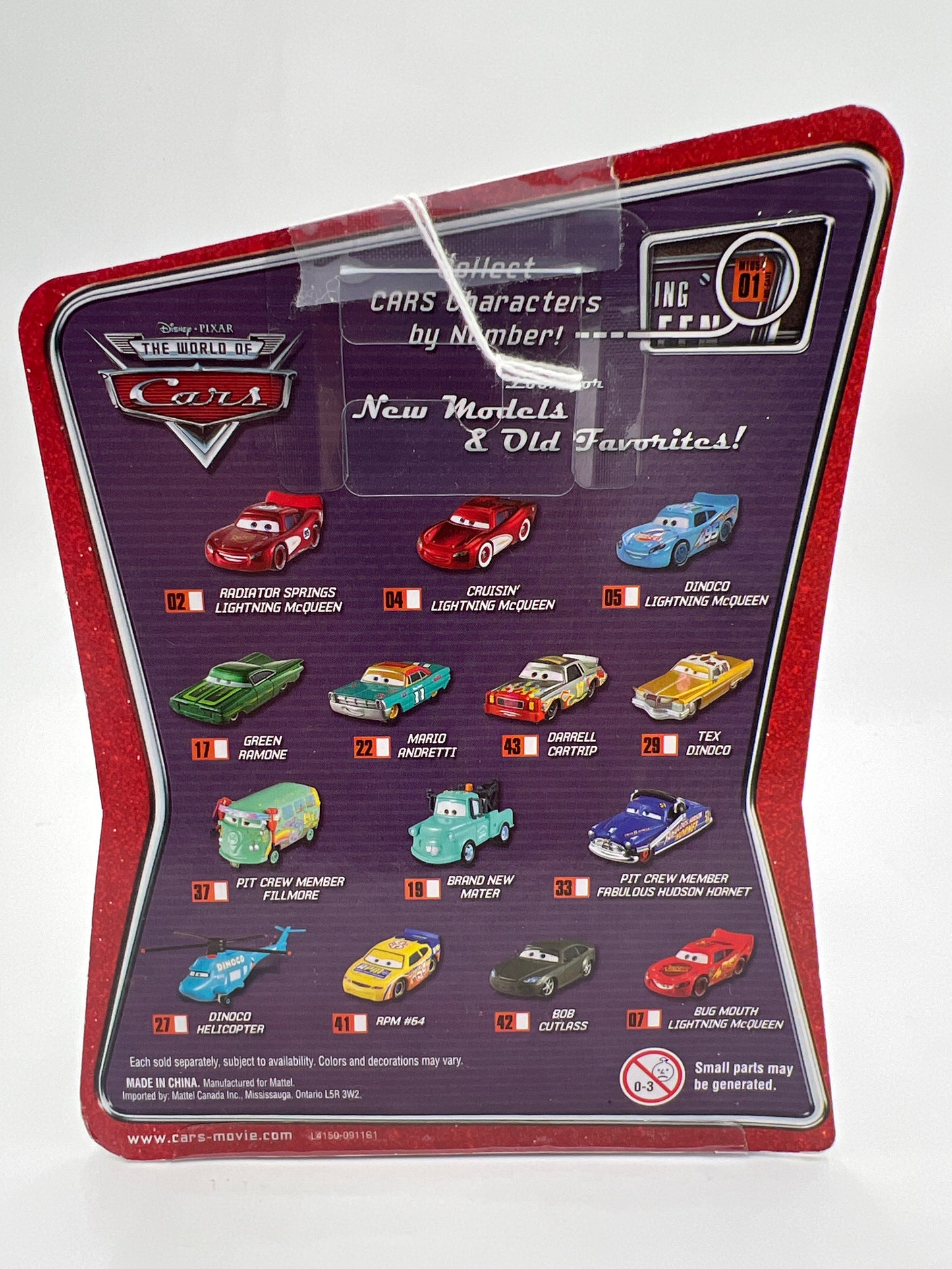 Disney Pixar The World Of Cars #43 Darrell Cartrip 140B