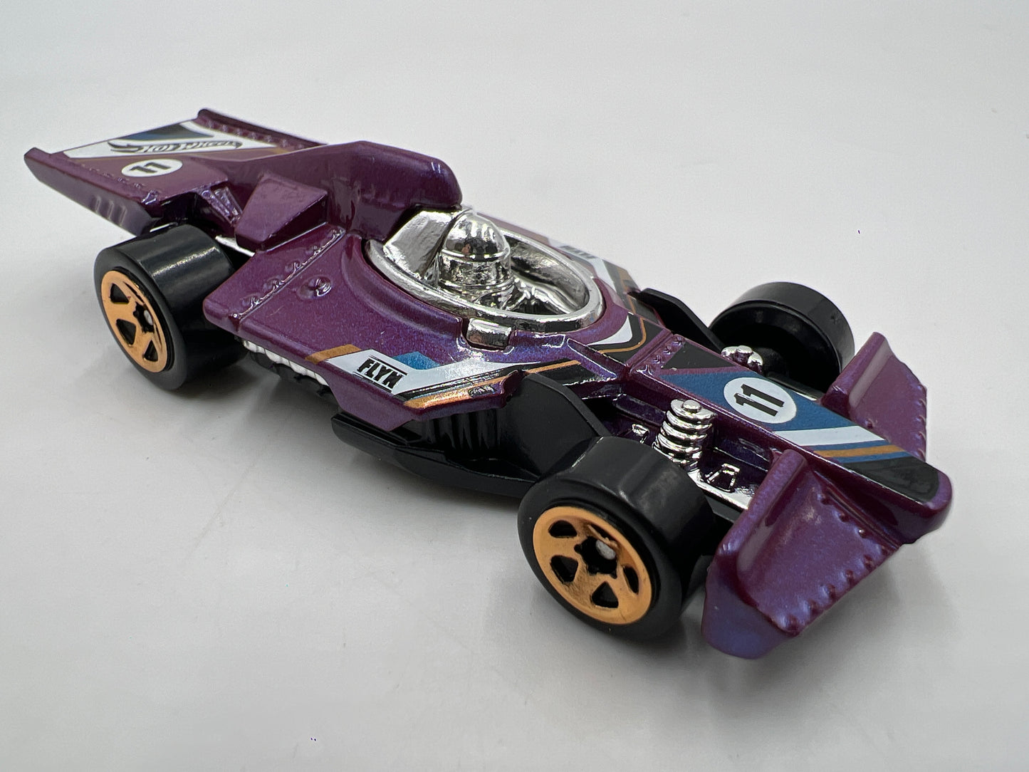 2021 Hot Wheels Mystery Models Series 2 #11 Formula Flashback Iridescent Purple