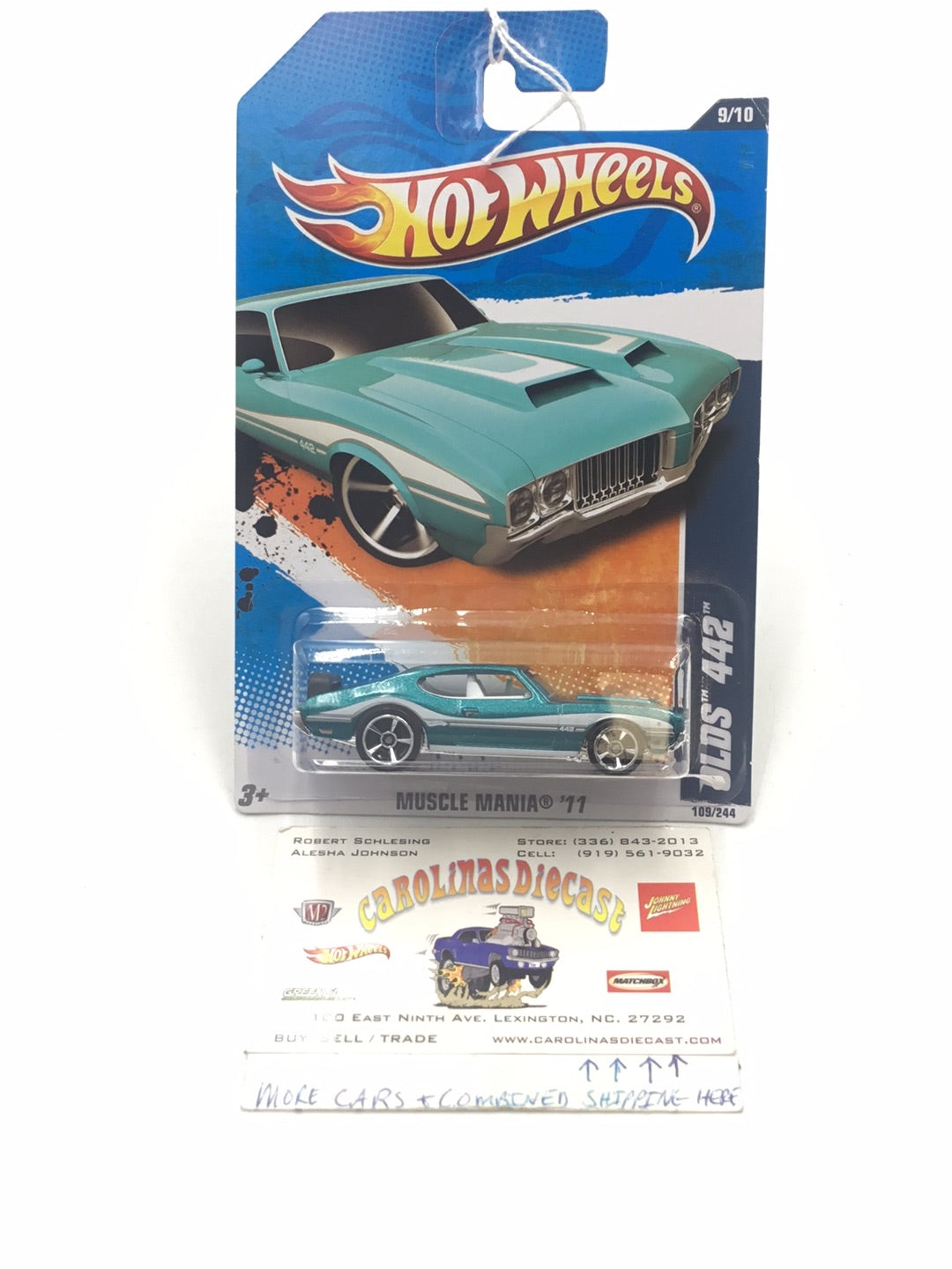 2011 Hot Wheels #109 Olds 442 Walmart exclusive FF6