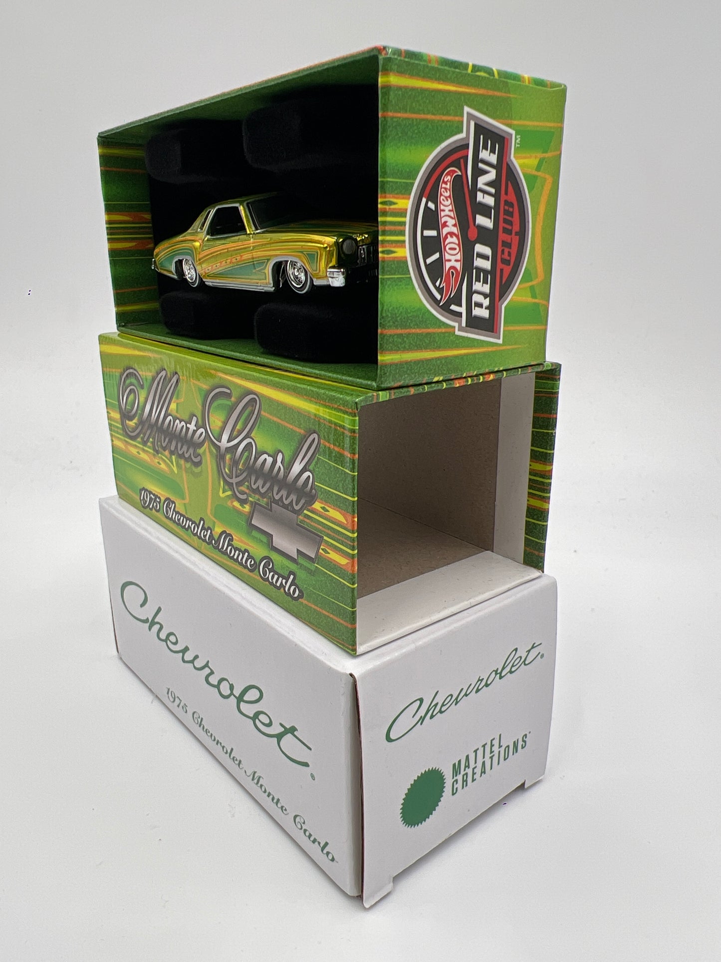Hot Wheels RLC Lowrider 1975 Chevrolet Monte Carlo Green
