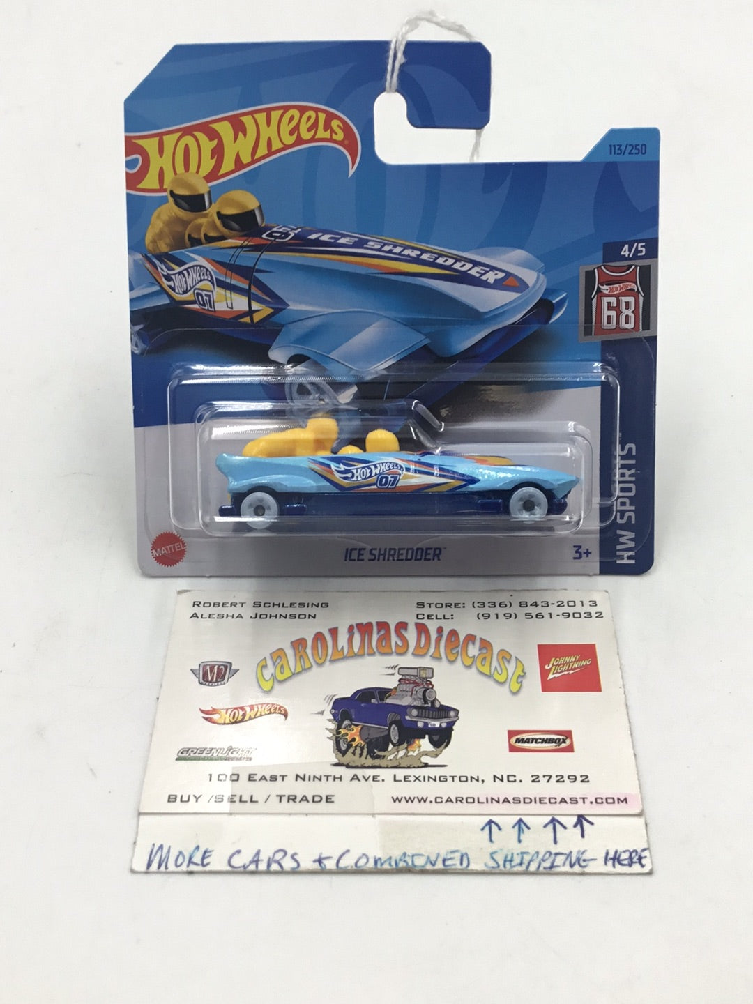 2023 hot wheels N Case Short Card #113 Ice Shredder HH9