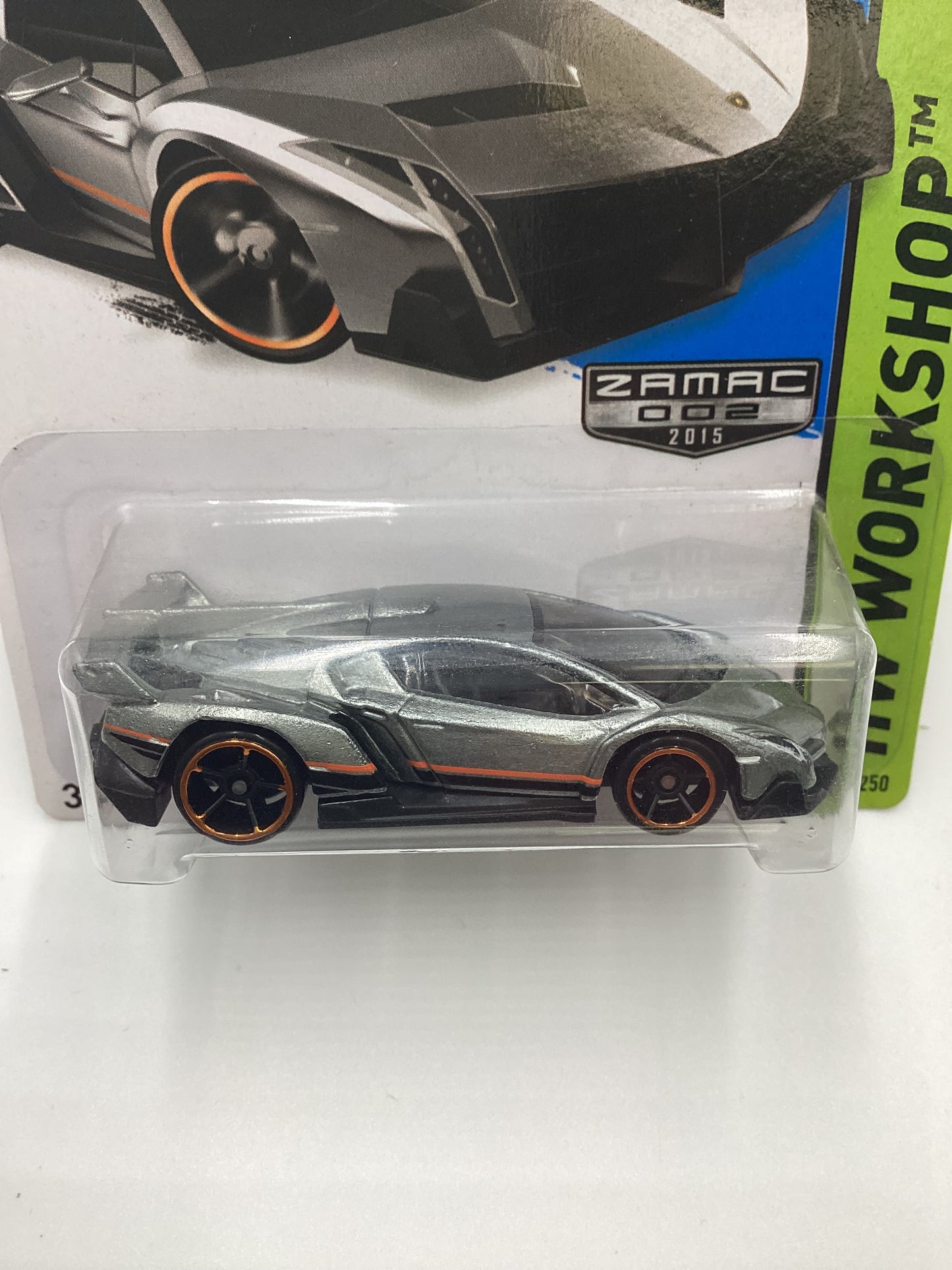 2015 Hot Wheels Zamac 002 #189 Lamborghini Veneno 148D