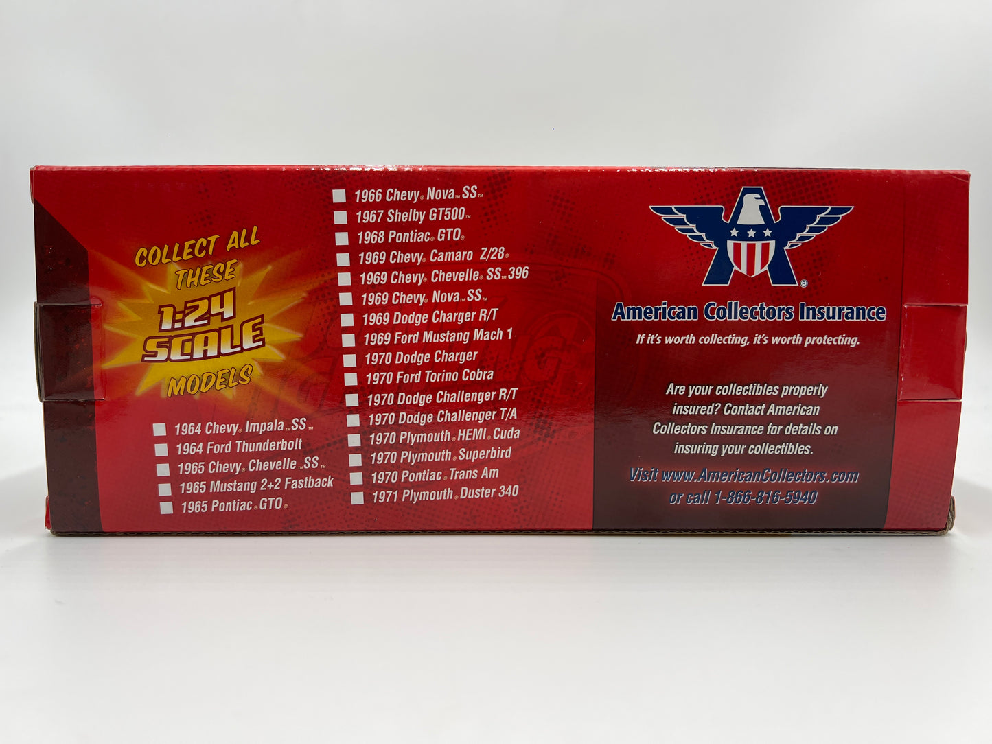 Johnny Lightning 1:24 Scale White Lightning Chase Muscle Cars R28 69 Chevy Camaro Z28 Red VHTF