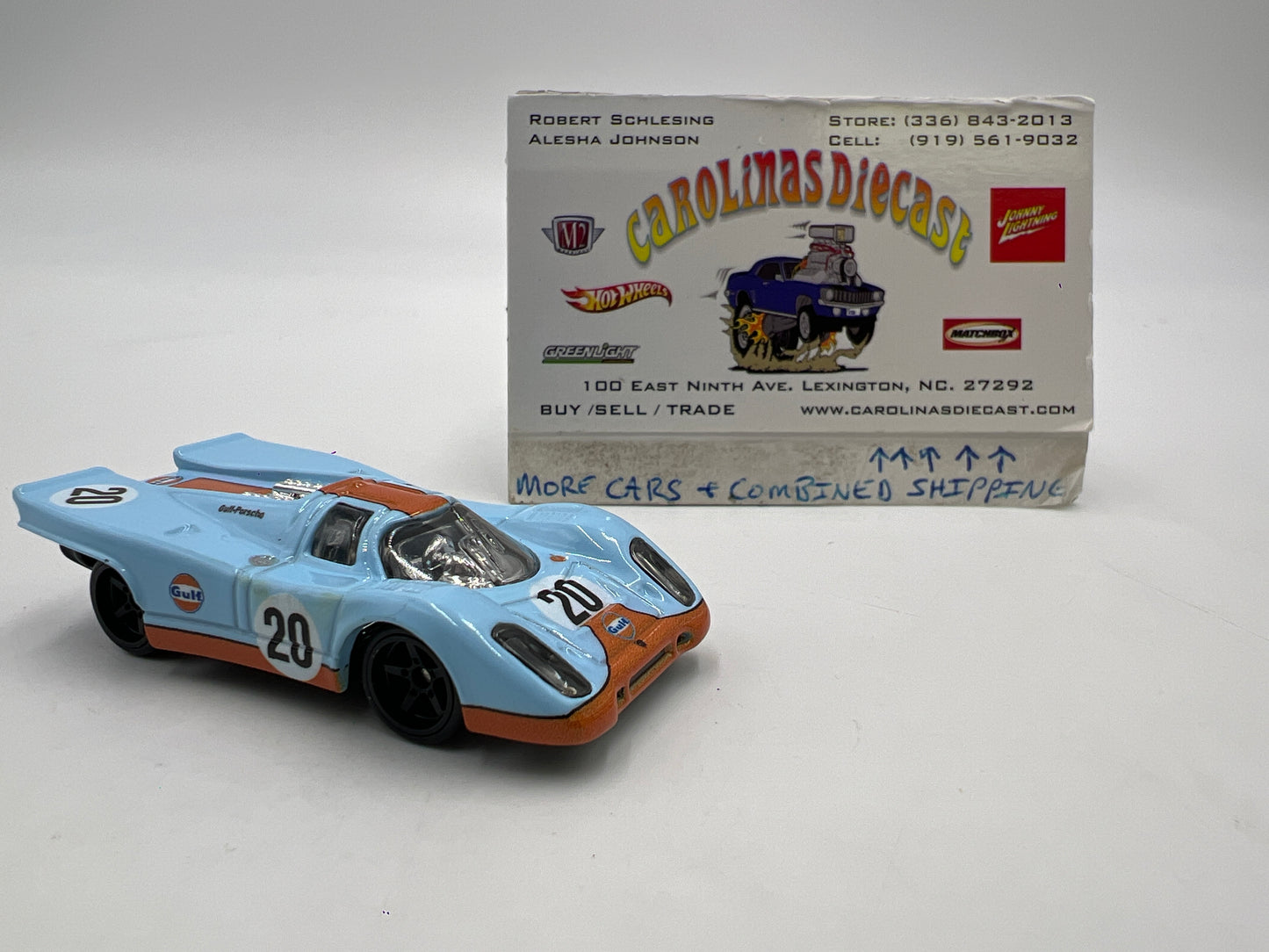 Hot Wheels Diorama Premium Porsche 917K Gulf Loose