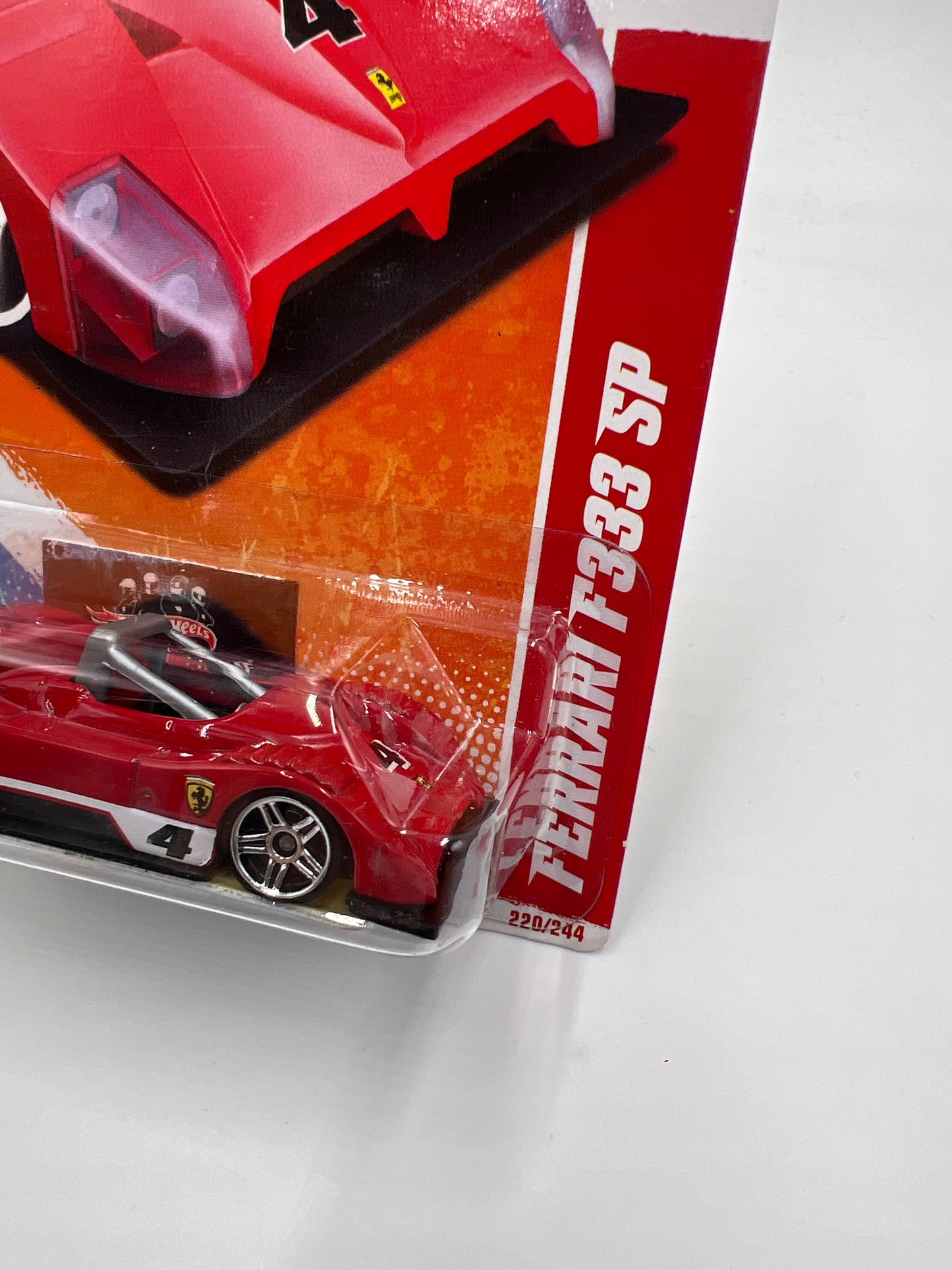 2011 Hot Wheels Thrill Racers Raceway #220 Ferrari F333 SP Red W/License Plate SR