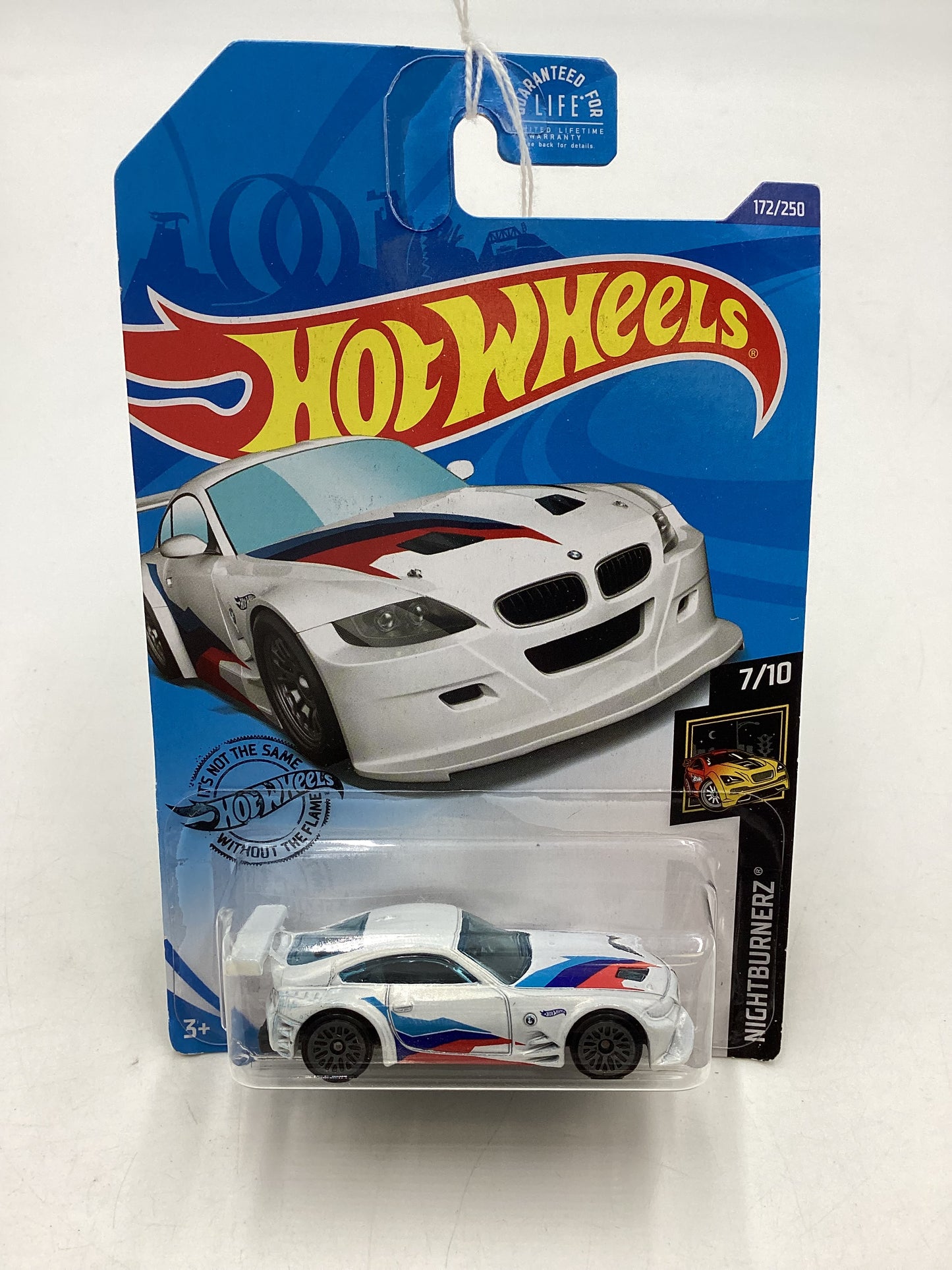 2020 Hot Wheels #172 White BMW Z4 M Motorsport (Small crease in J hook) 107G