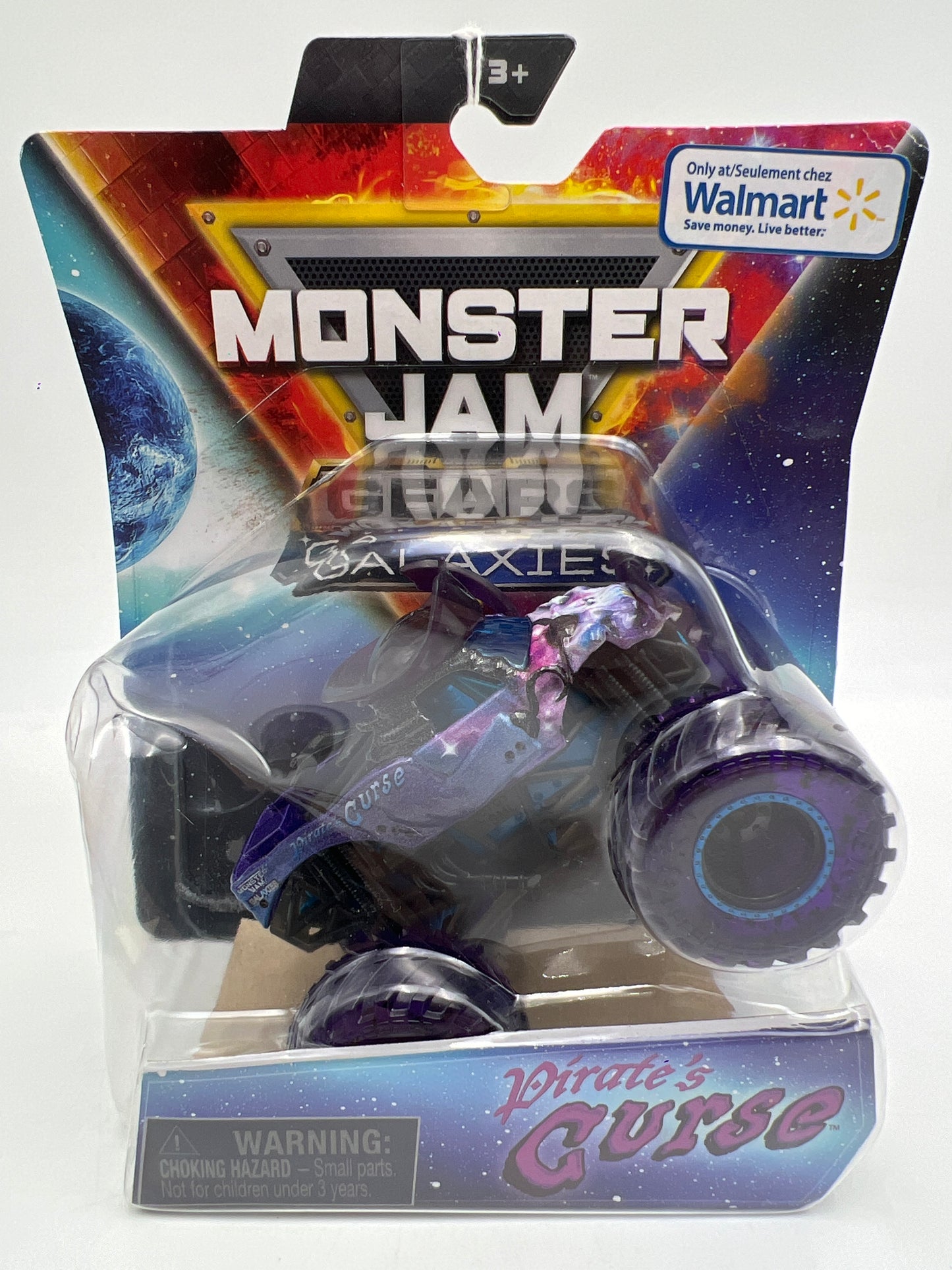 Monster Jam Walmart Exclusive Gears And Galaxies Pirates Curse Blister Not Perfect