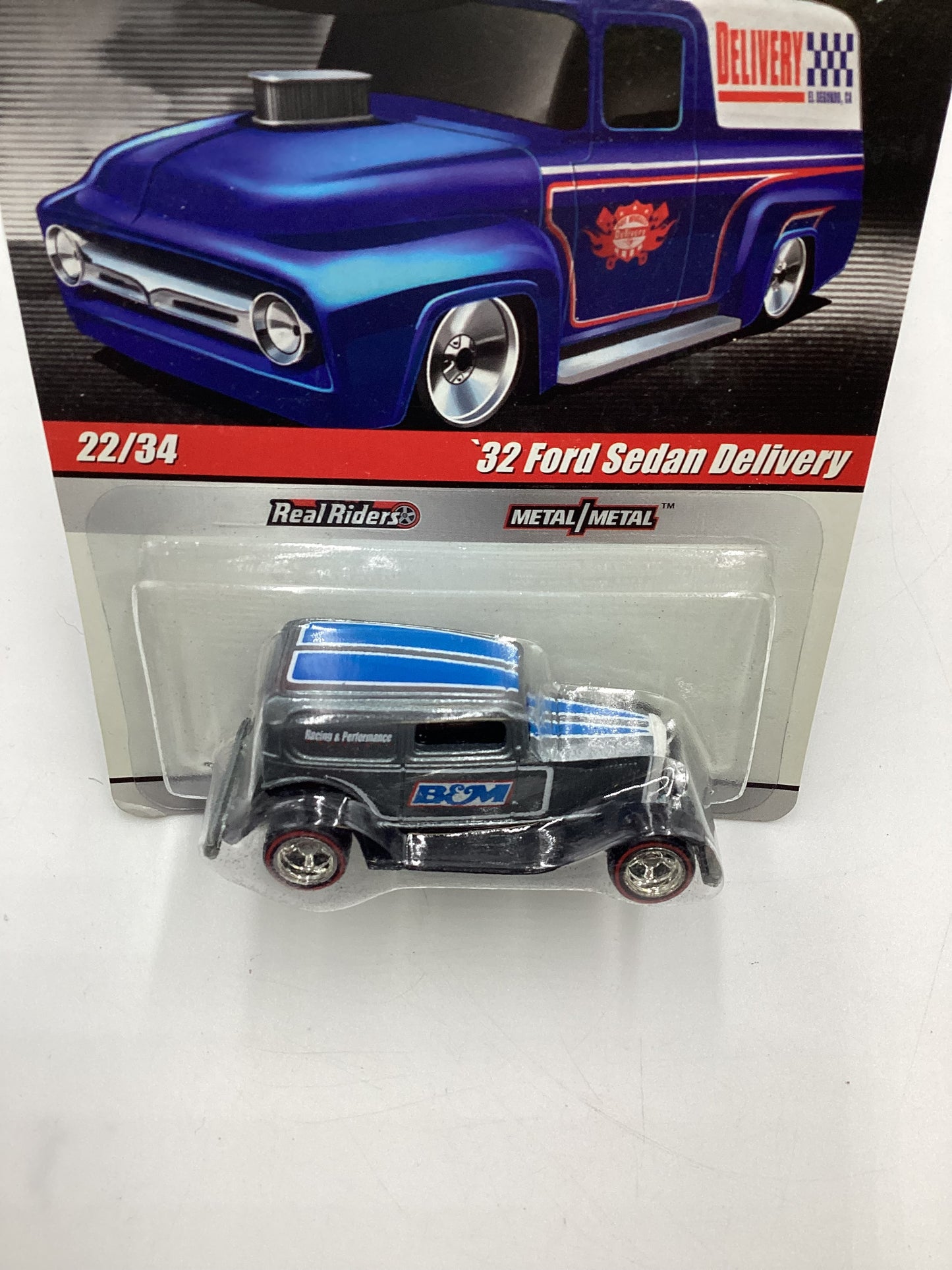 Hot Wheels Premium Delivery #22 B&M 32 Ford Sedan Delivery Silver 245N