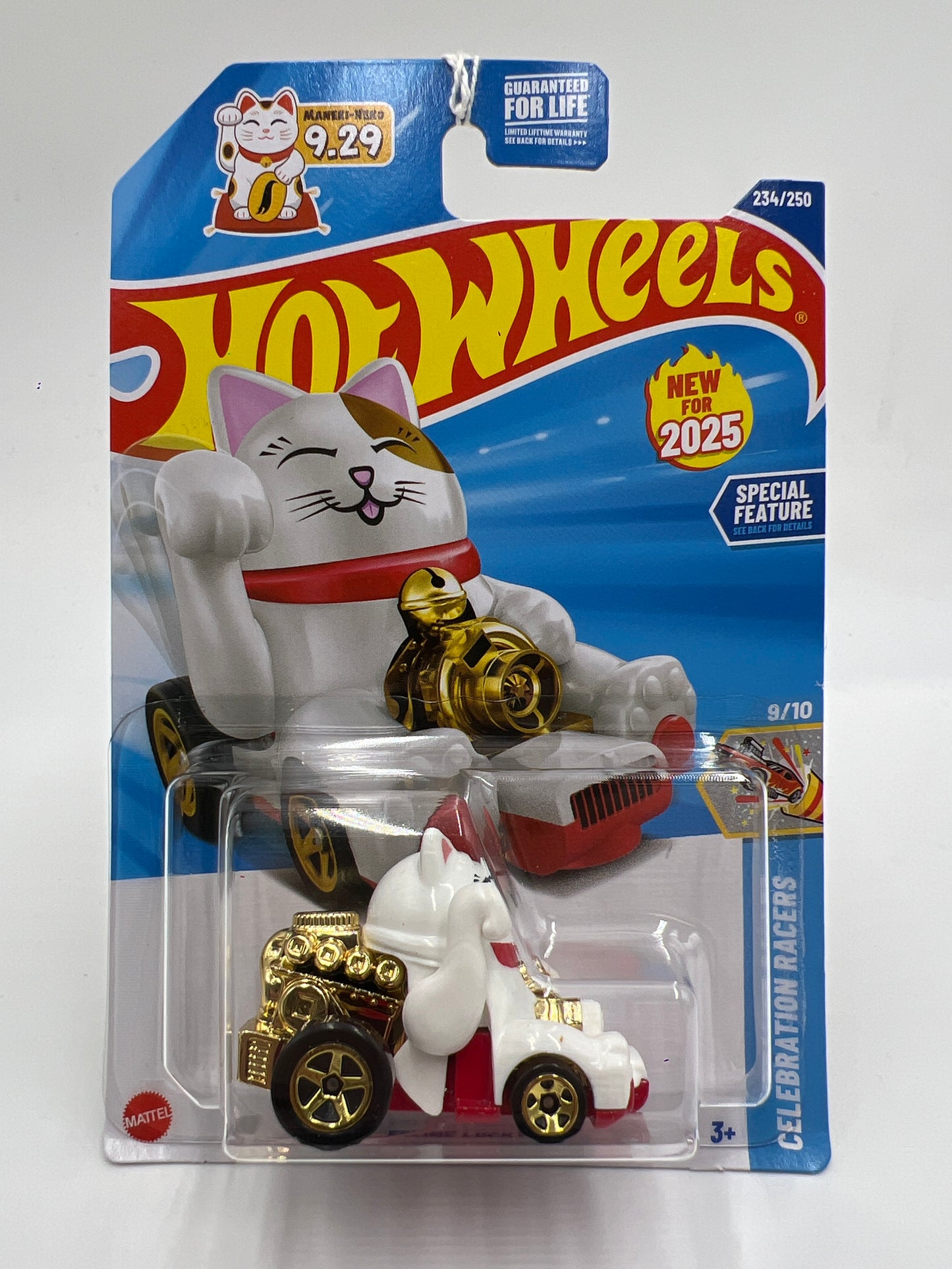 2025 Hot Wheels N Case Celebration Racers #234 Feline Lucky 123D