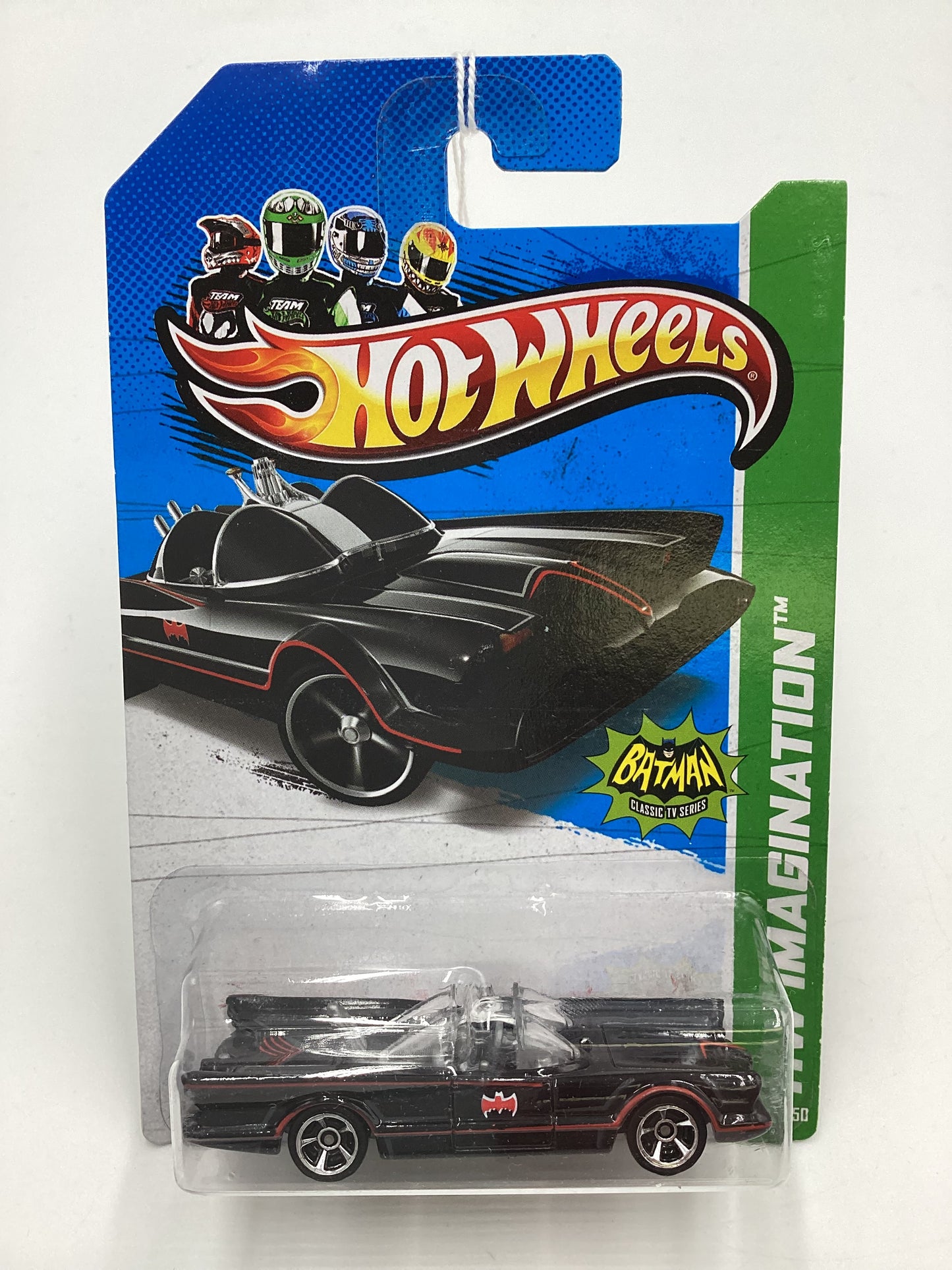 2013 Hot Wheels #62 Classic TV Series Batmobile Black