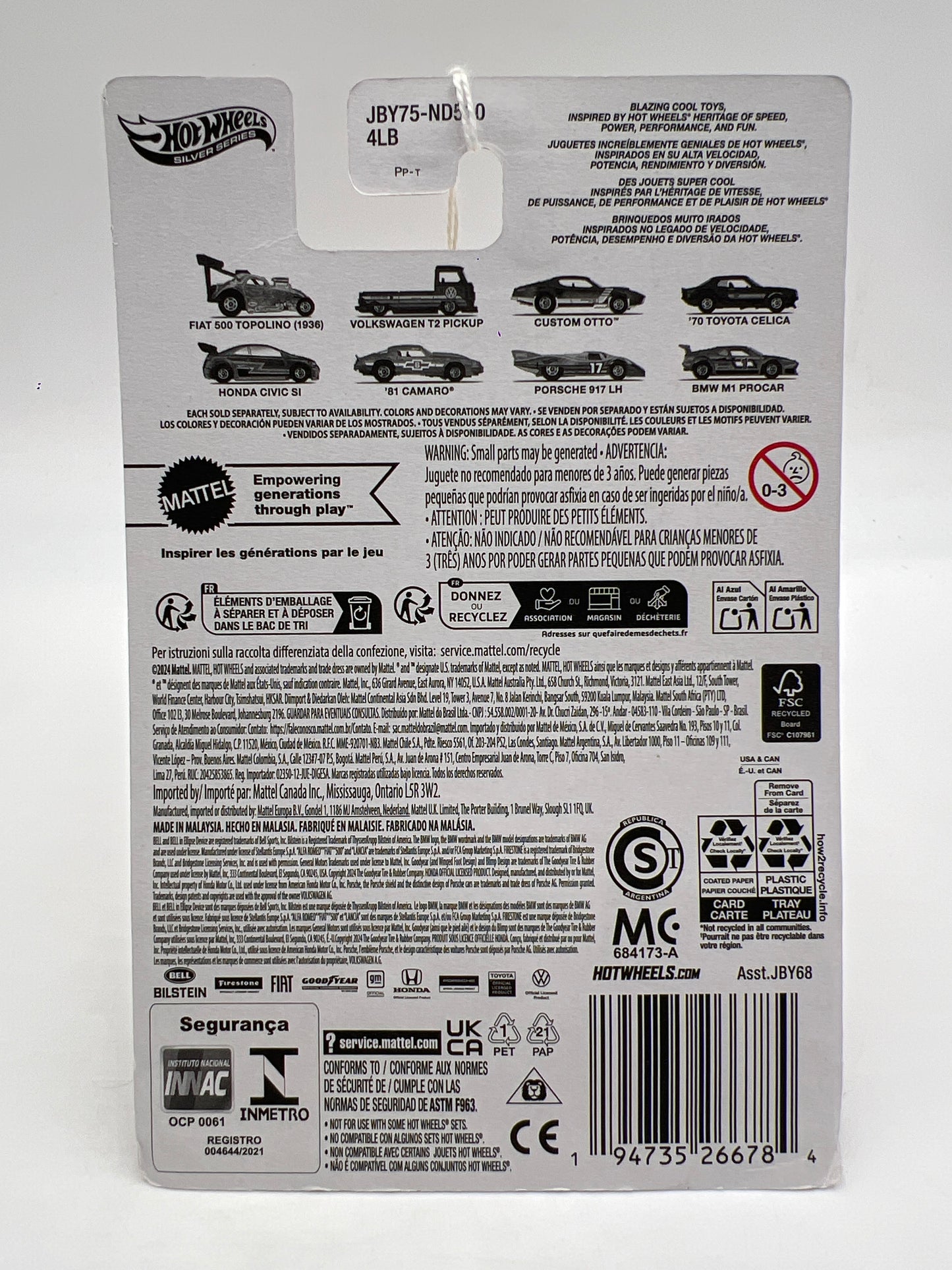 Hot Wheels Target Exclusive The Hot Ones #7 CHASE Porsche 917 LH Gold 164D