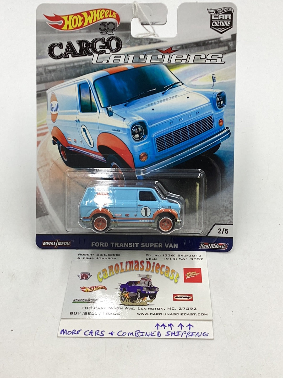 Hot wheels cargo carriers 2/5 Ford Transit Super Van 246B