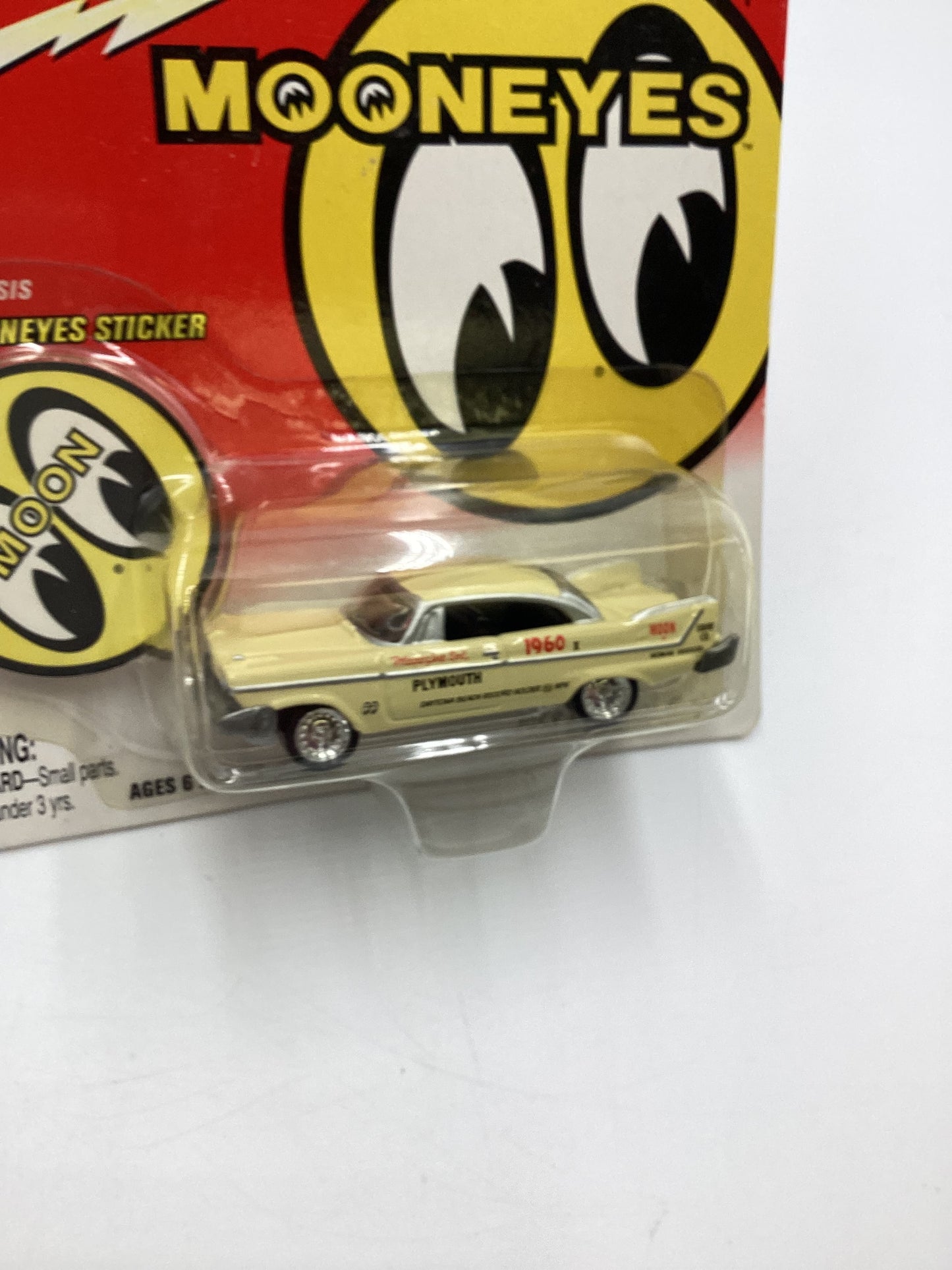 Johnny Lightning Mooneyes 1958 Plymouth Fury Yellow 232A