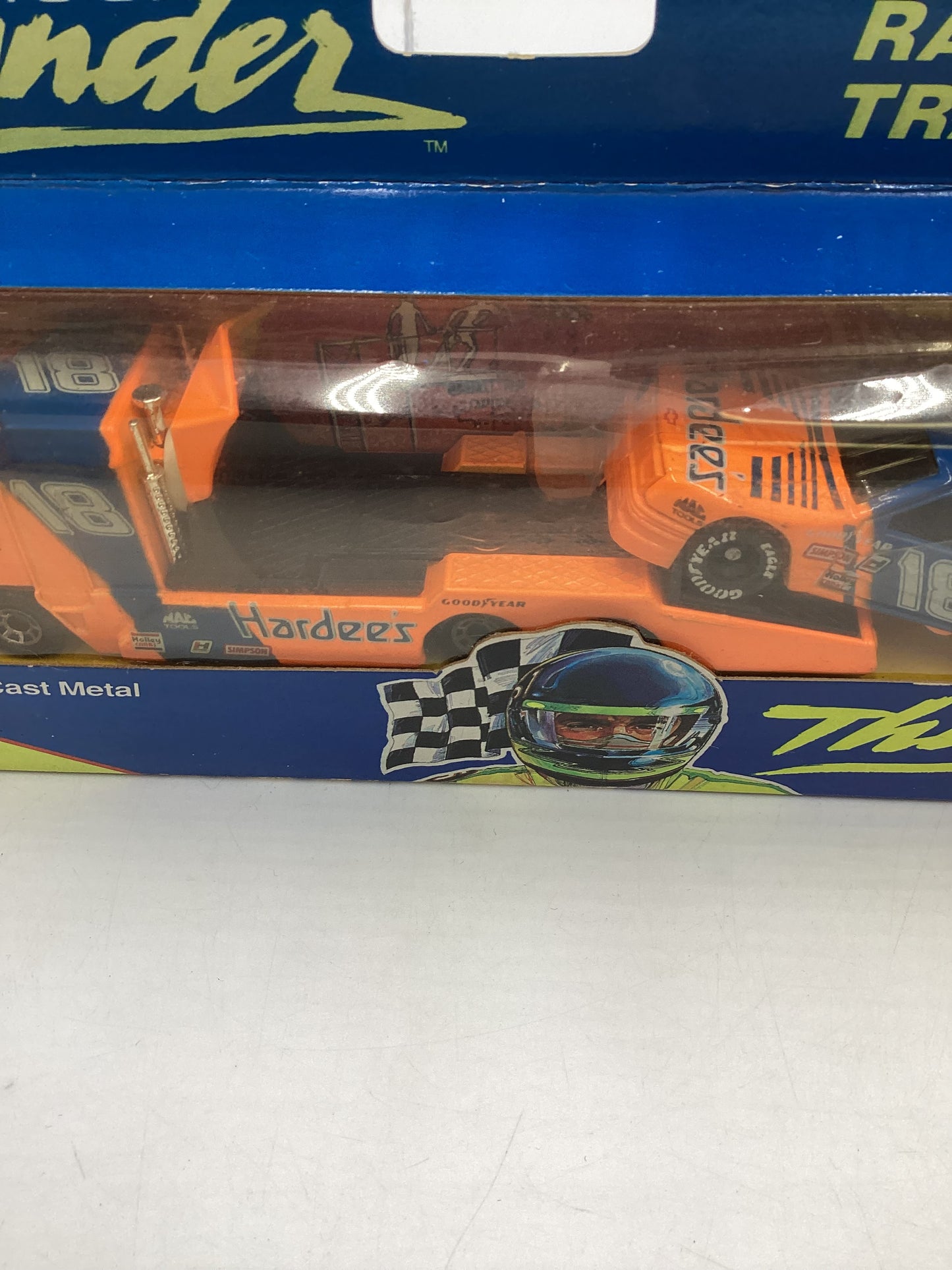 Matchbox Days of Thunder #32530 Race Car Transporter Hardees SR