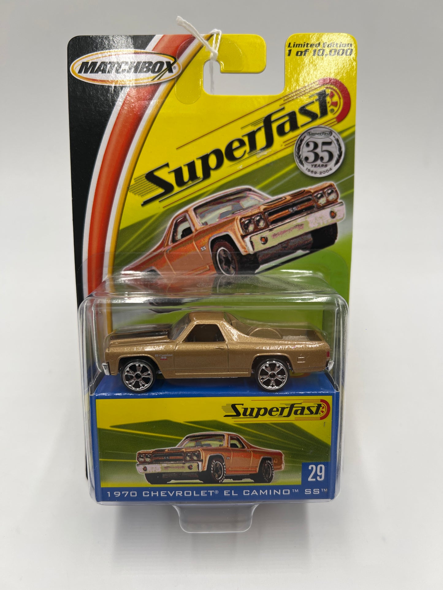Matchbox Superfast #29 1970 Chevrolet El Camino SS Gold 173i