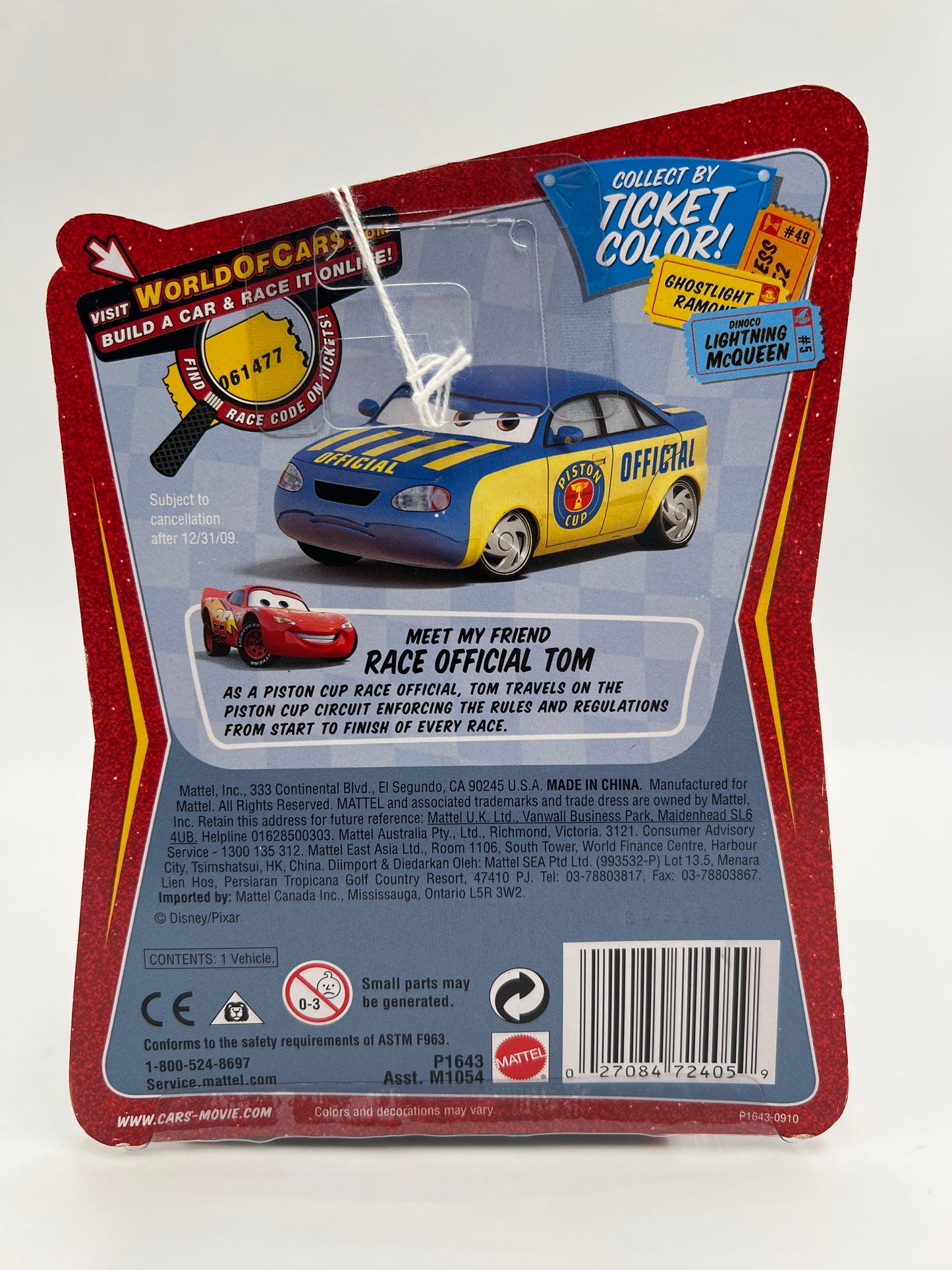 Disney Pixar The World Of Cars Race O Rama #80 CHASE Impound Snot Rod Orange