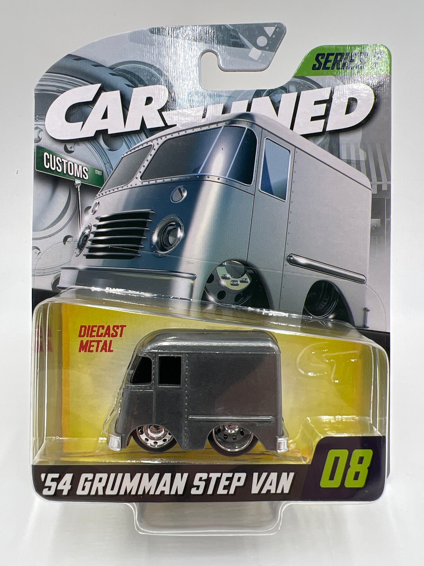MGA Car Tuned Series 7 #8 54 Grumman Step Van Raw Metal