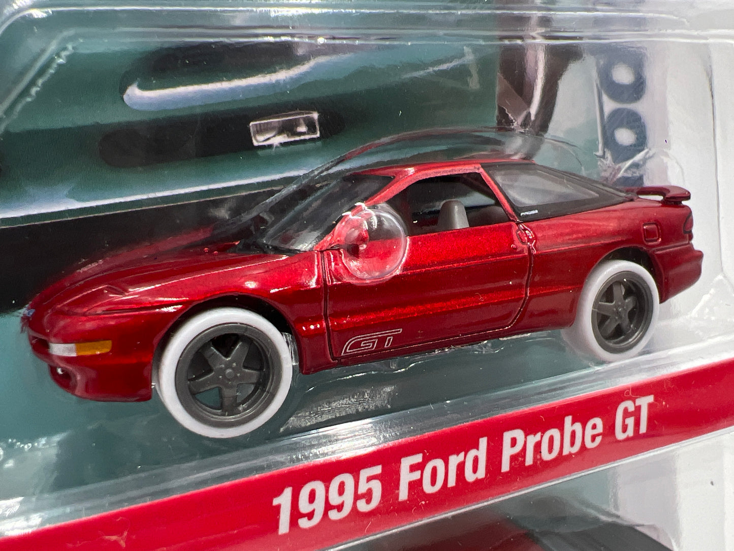 Auto World 2 Pack Deluxe Series CHASE Pony Power 1985 Ford Mustang SVO & 1995 Ford Probe GT Ultra Red