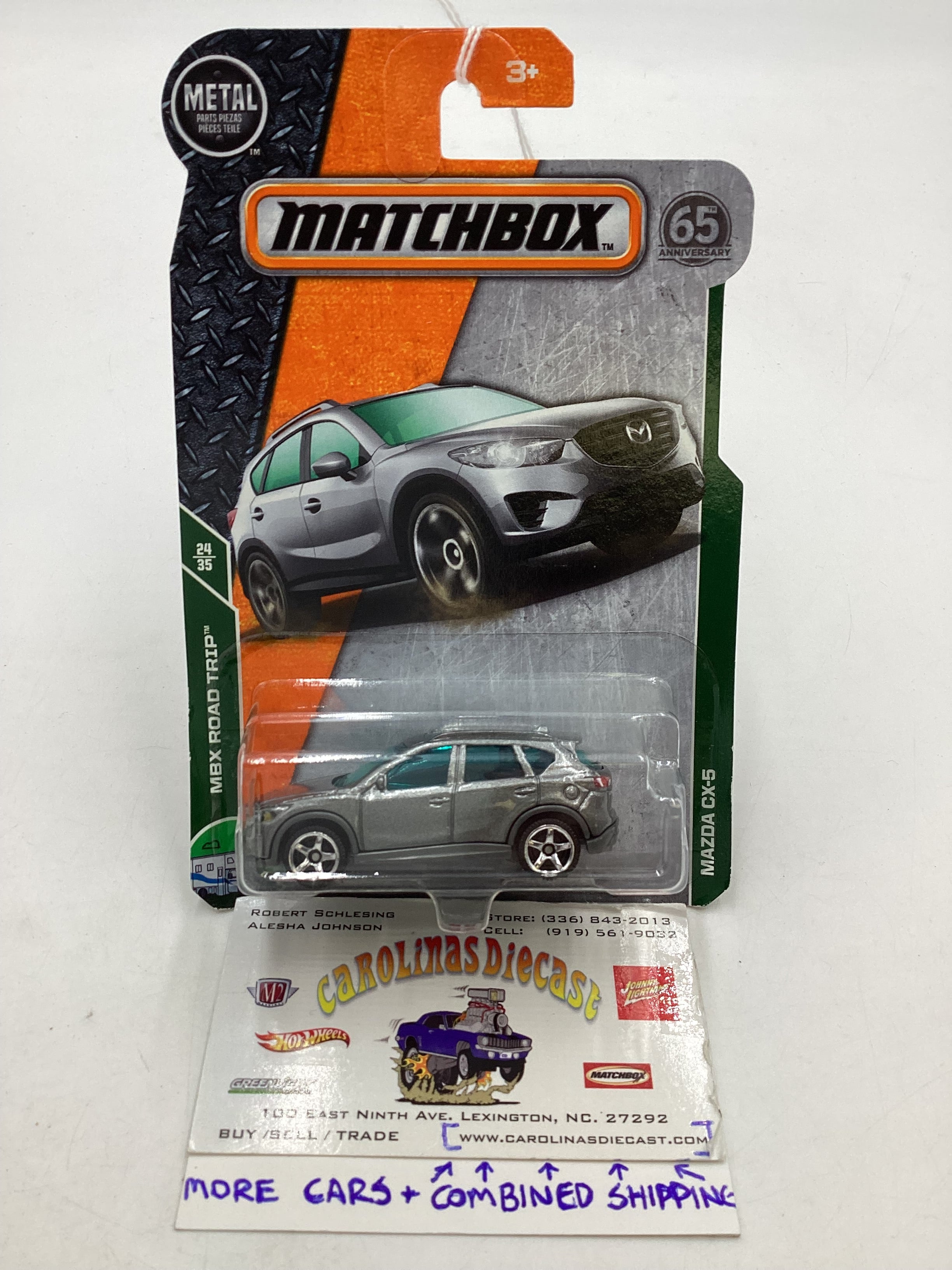 Matchbox MBX Road Trip #24 Mazda CX-5 Gray 208E – carolinasdiecast