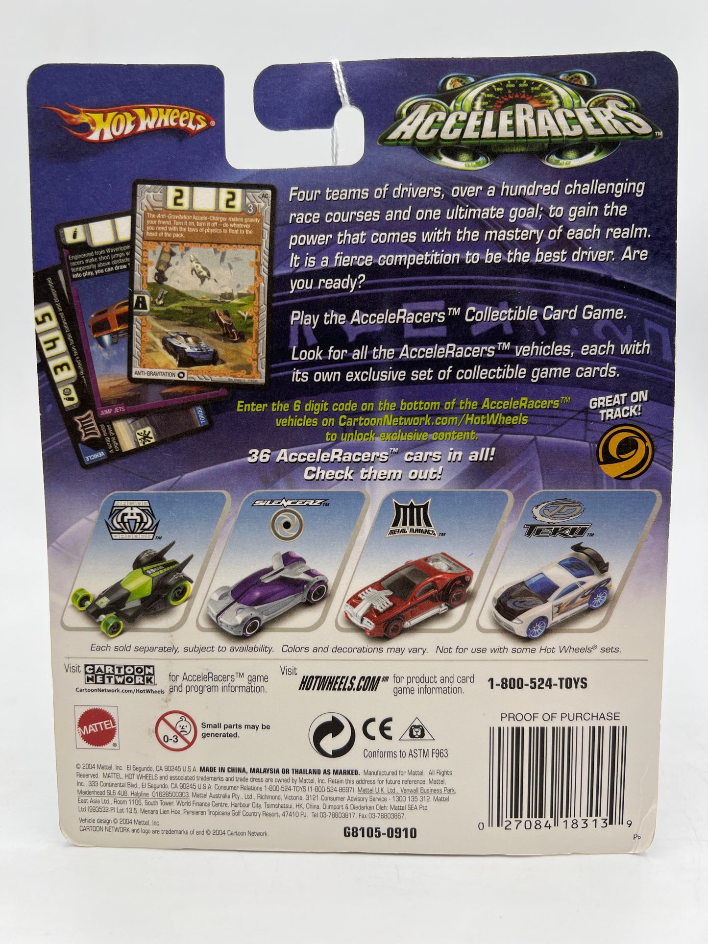 Hot Wheels Acceleracers Metal Maniacs #9 Jack Hammer CM6 Wheels VHTF