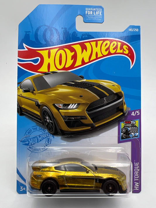 2021 Hot Wheels Super Treasure Hunt #143 2020 Ford Mustang Shelby GT500 Gold W/Protector